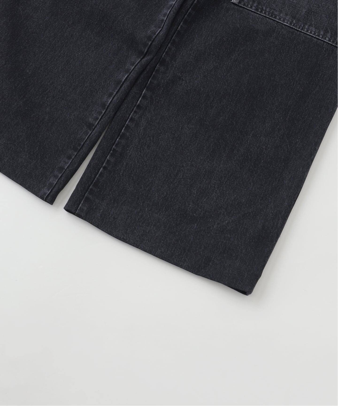 TANAKA / タナカ WORK JEAN TROUSERS-BLACK(デニムパンツ TANAKA / タナカ WORK JEAN TROUSERS-BLACK(デニムパンツ