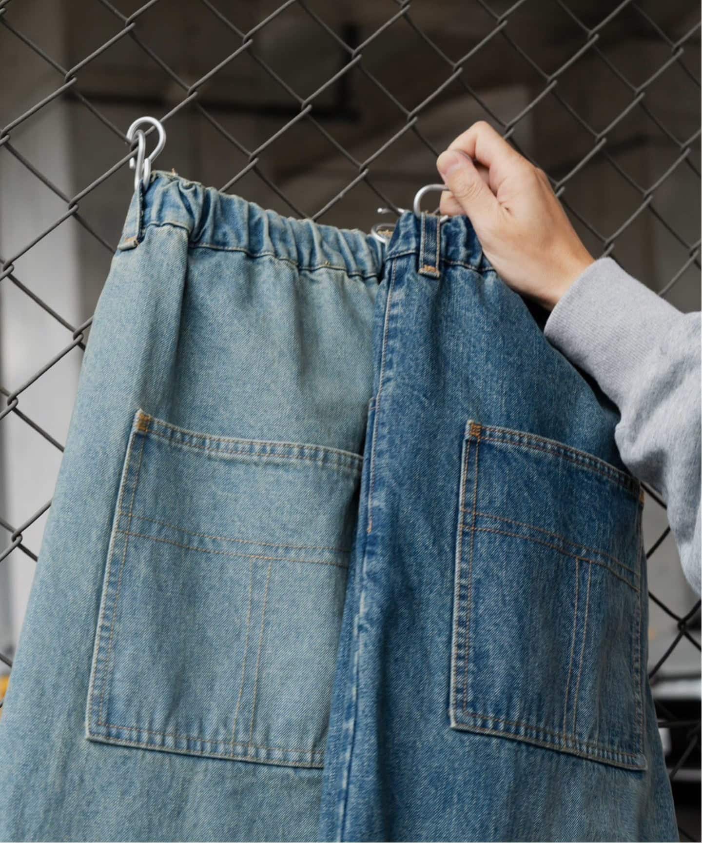 TENHALF テンハーフ 25AW DENIM テンハーフデニム ワイドパンツ TENHALF / テンハーフ DENIM（デニムパンツ・ジーンズ）｜WISM