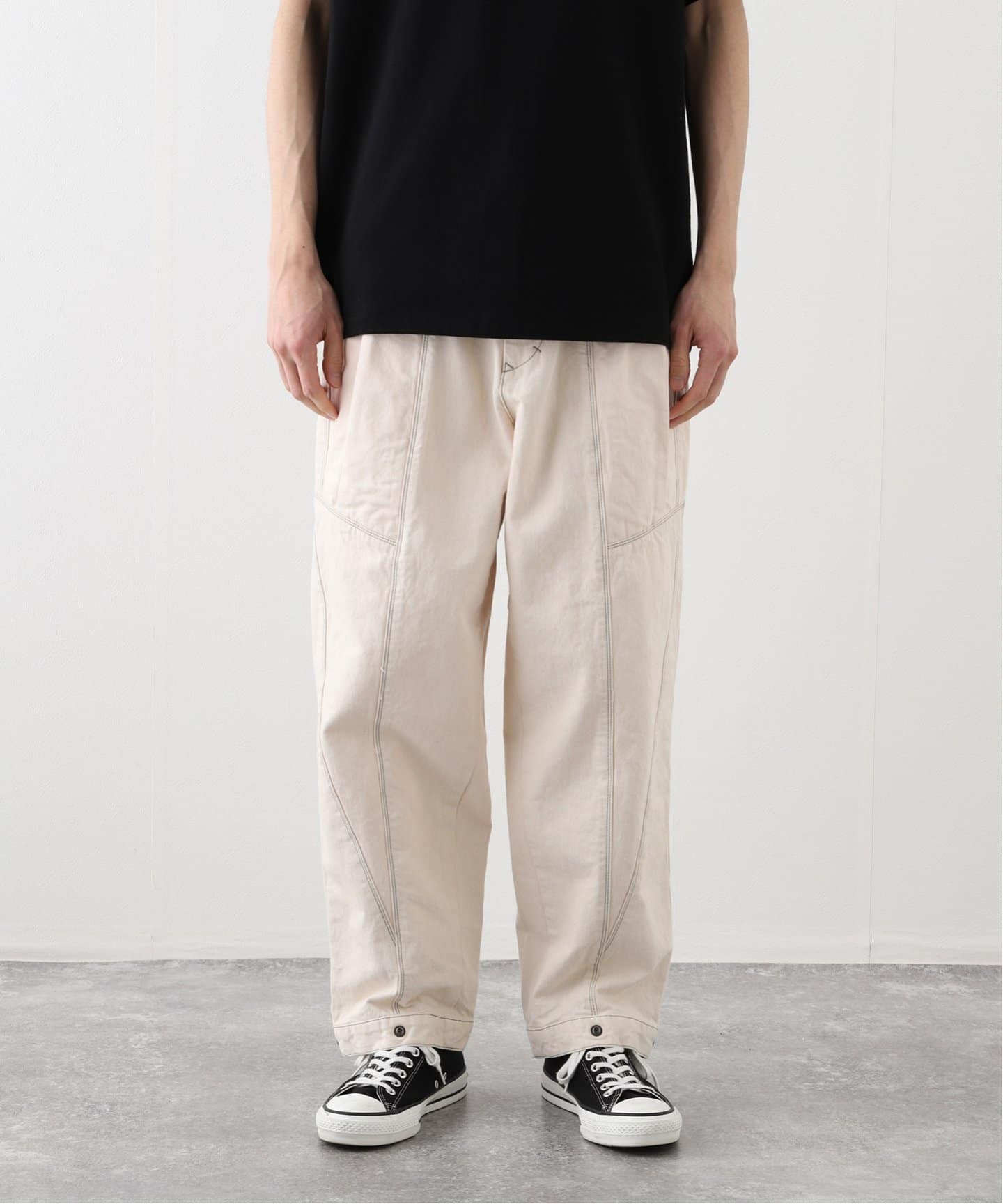 【2025年】エレガントファッションを上品に着 gourmet jeans / グルメジーンズ SNAP BUSH（スラックス）｜WISM パンツ