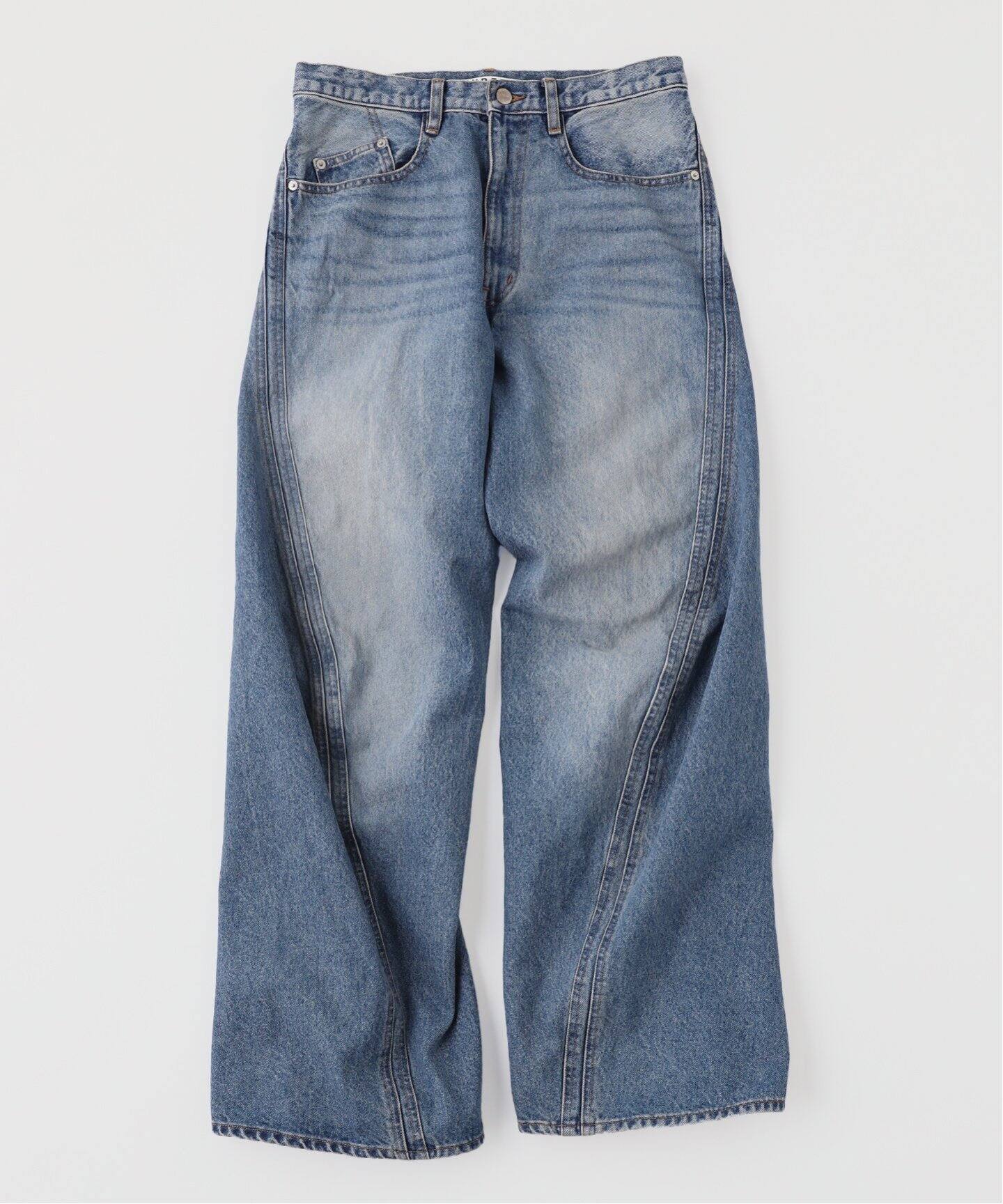 NVRFRGT / ネヴァーフォーゲット 3D TWISTED WIDE LEG JEANS VF.IDG 