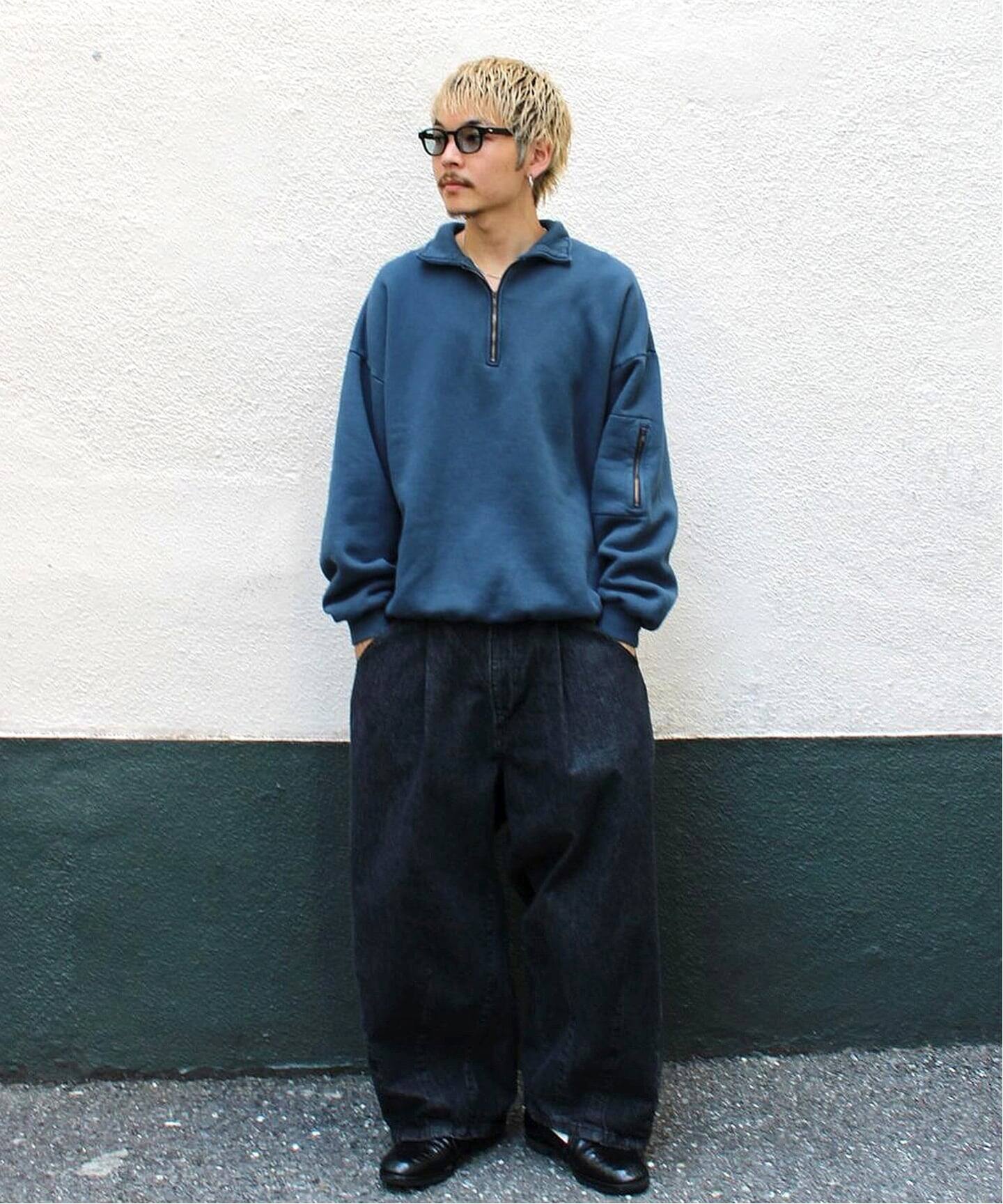 is-ness / イズネス 5PK BALLOON PANTS (Enzyme Wash)（デニムパンツ