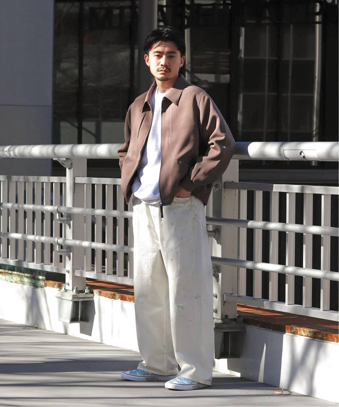 ANCELLM / アンセルム】AGING WIDE 5P DENIM PANTS（デニムパンツ  