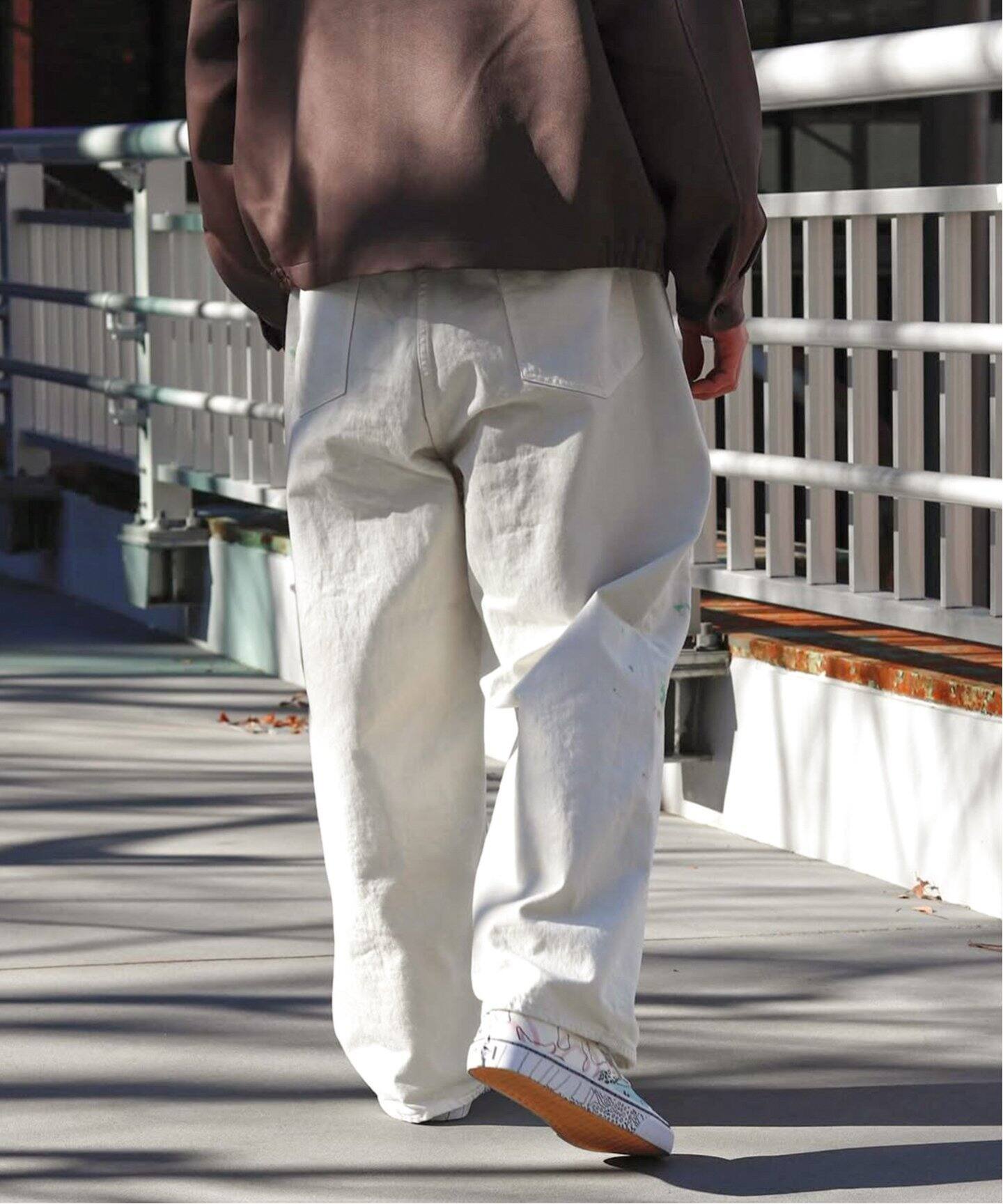 ANCELLM / アンセルム】AGING WIDE 5P DENIM PANTS（デニムパンツ  