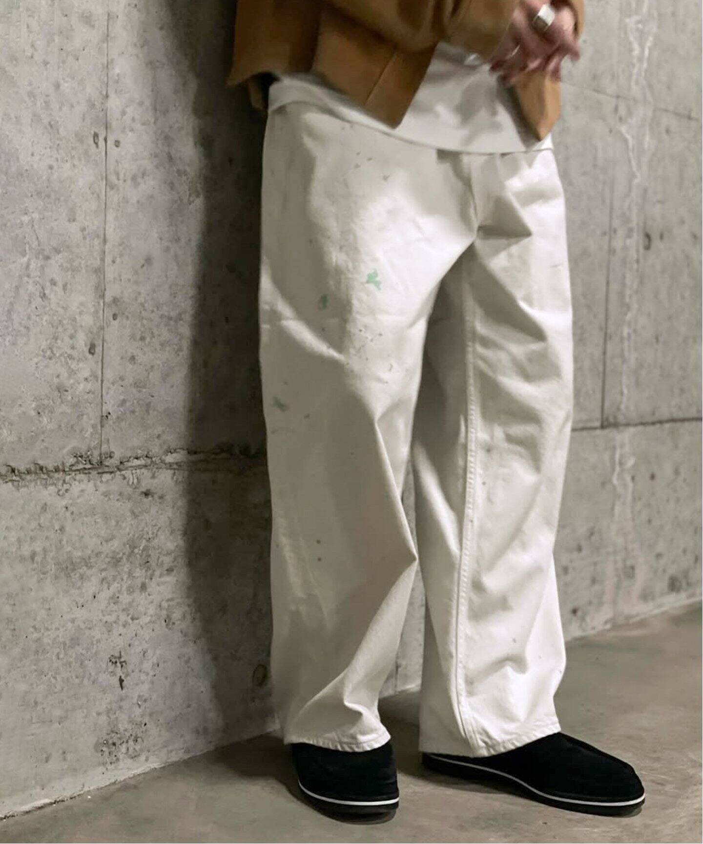 ANCELLM / アンセルム】AGING WIDE 5P DENIM PANTS（デニムパンツ 