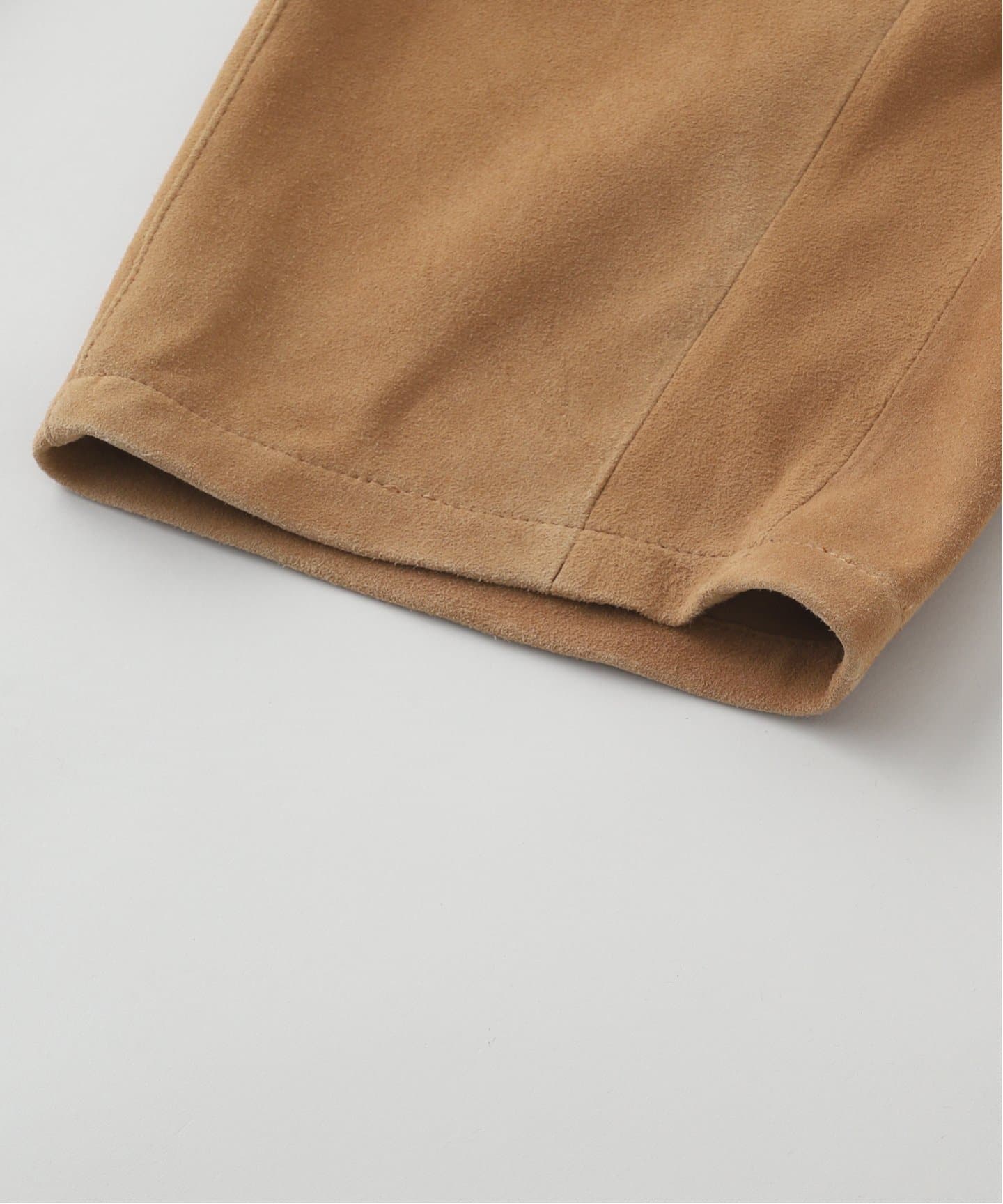 ANCELLM / アンセルム SUEDE WIDE TUCK SLACKS（その他パンツ）｜WISM