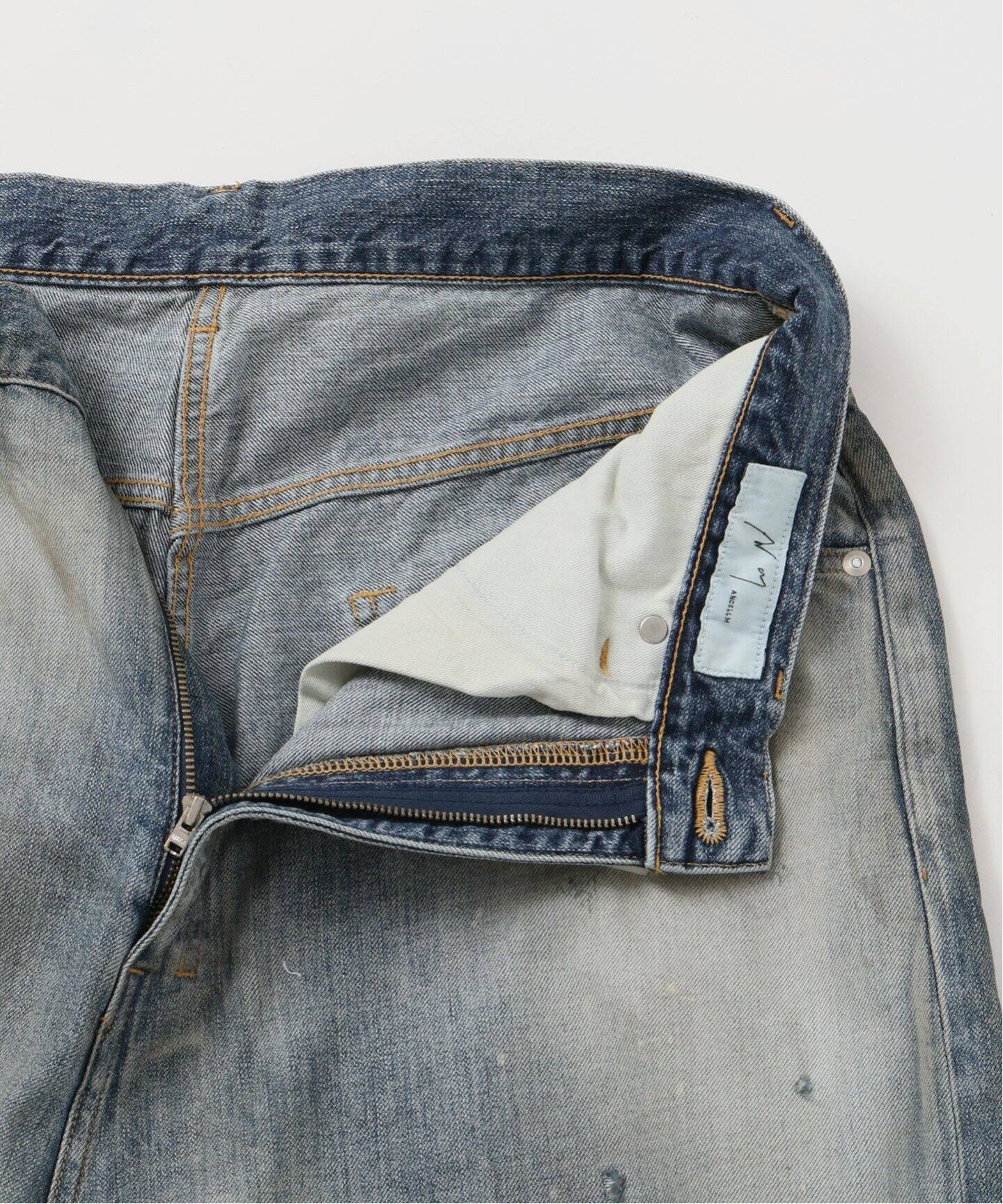 ANCELLM / アンセルム DAMAGE WIDE 5P DENIM PANTS（デニムパンツ  