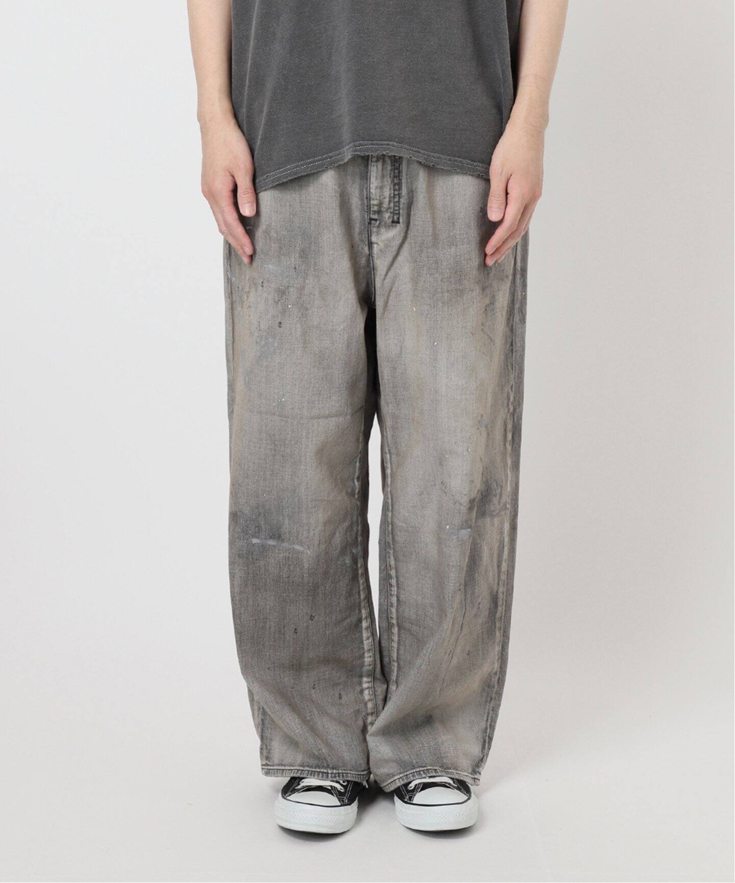 ANCELLM / アンセルム LIGHT OZ WIDE STRAIGHT DENIM PAN（デニム 