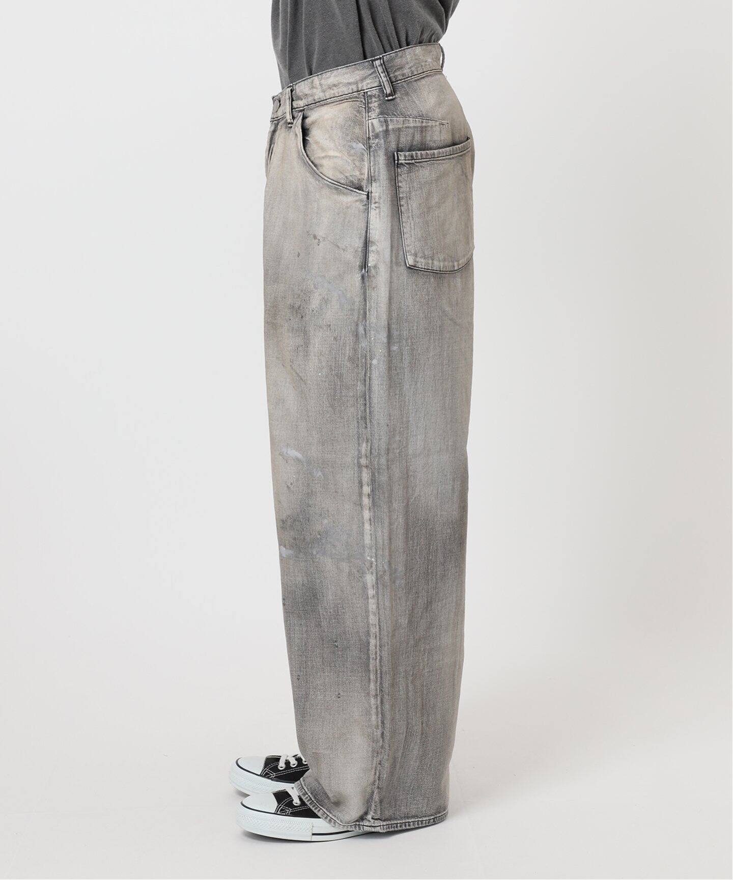 ANCELLM / アンセルム LIGHT OZ WIDE STRAIGHT DENIM PAN（デニム 