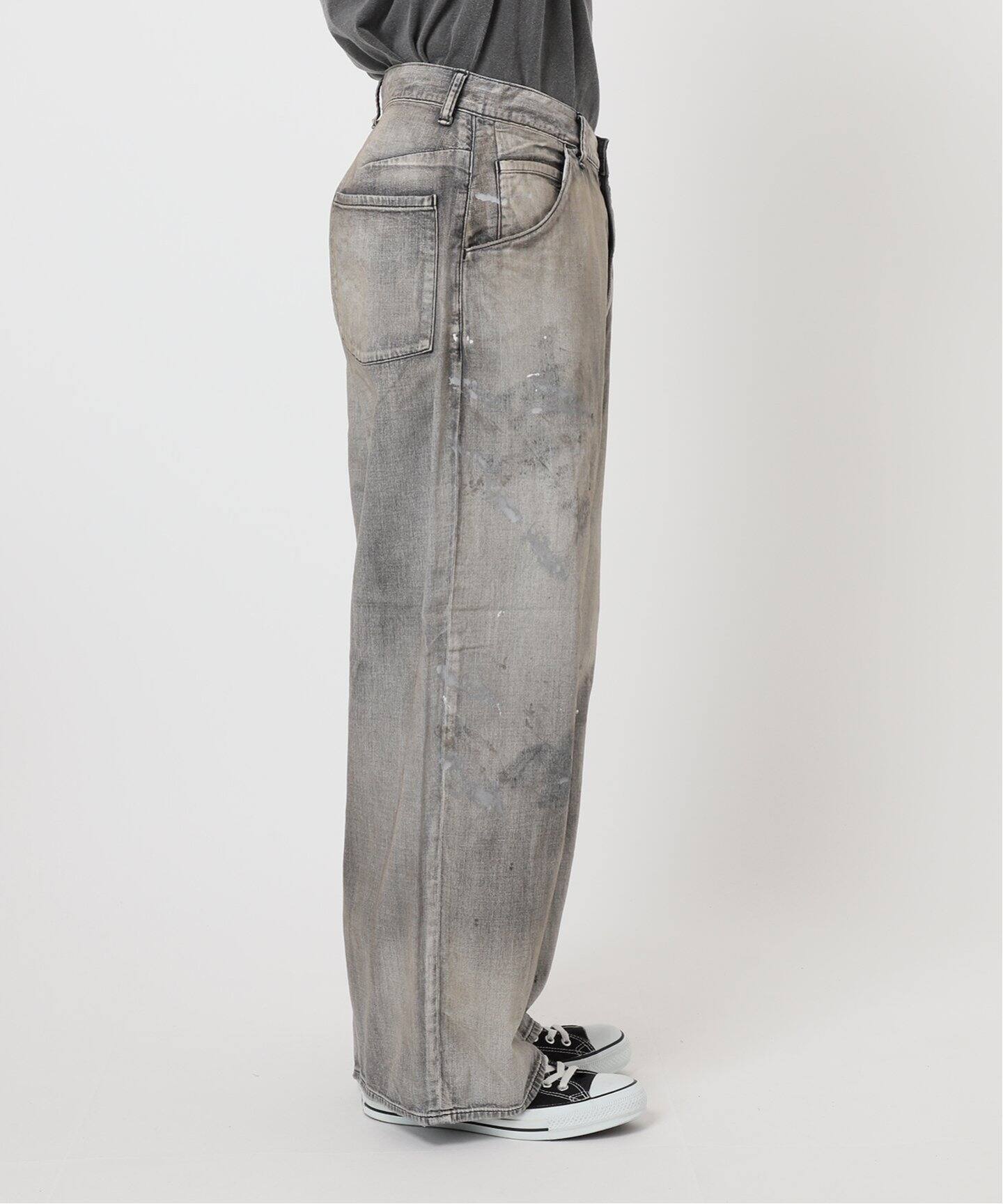 ANCELLM / アンセルム LIGHT OZ WIDE STRAIGHT DENIM PAN（デニム 