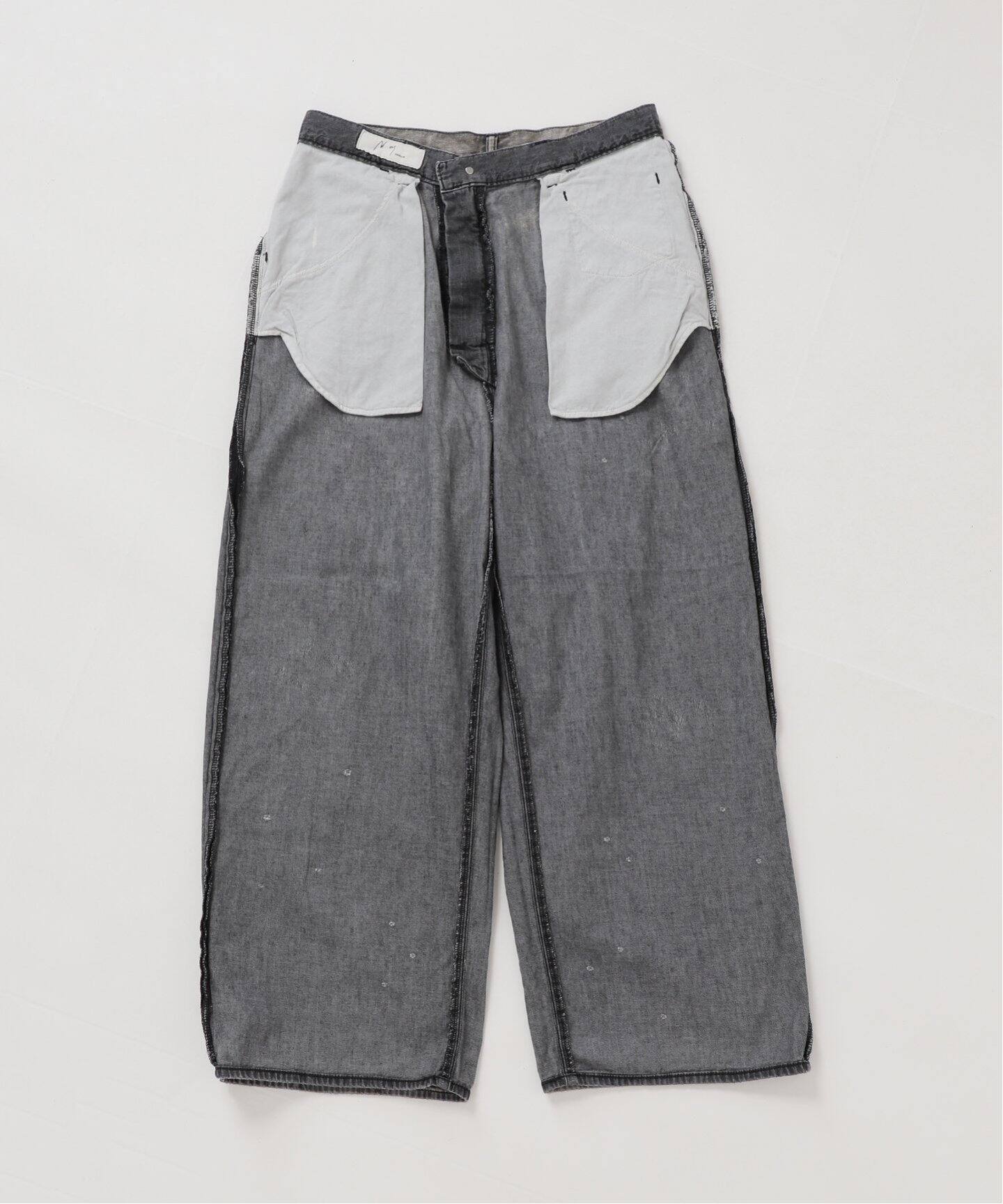 ANCELLM / アンセルム LIGHT OZ WIDE STRAIGHT DENIM PAN