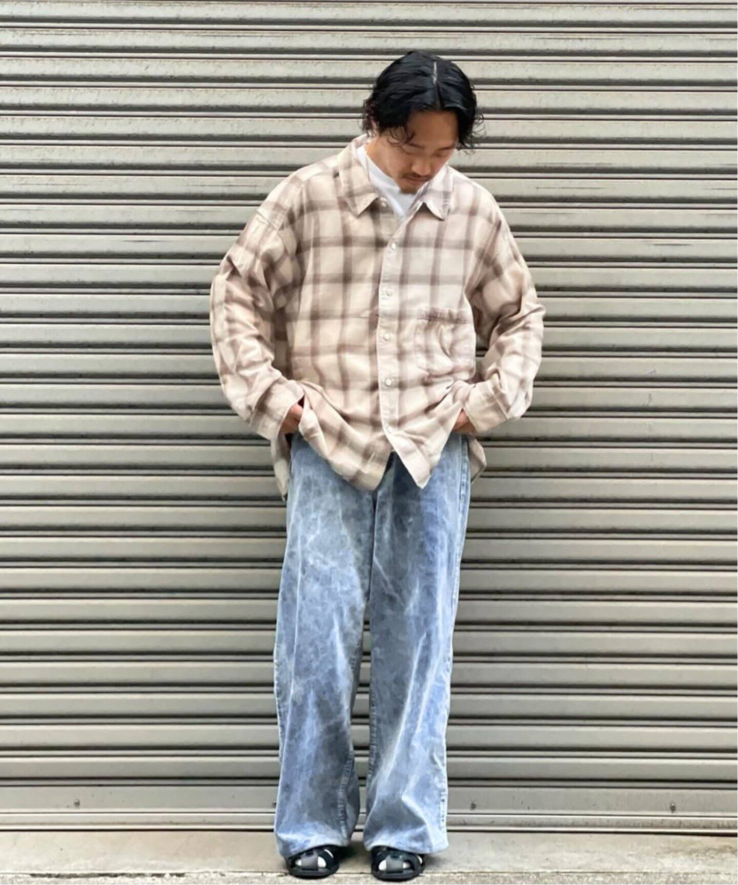UNUSED / アンユーズド UW1151 CORDUROY BLEACHED WIDE PT（その他 