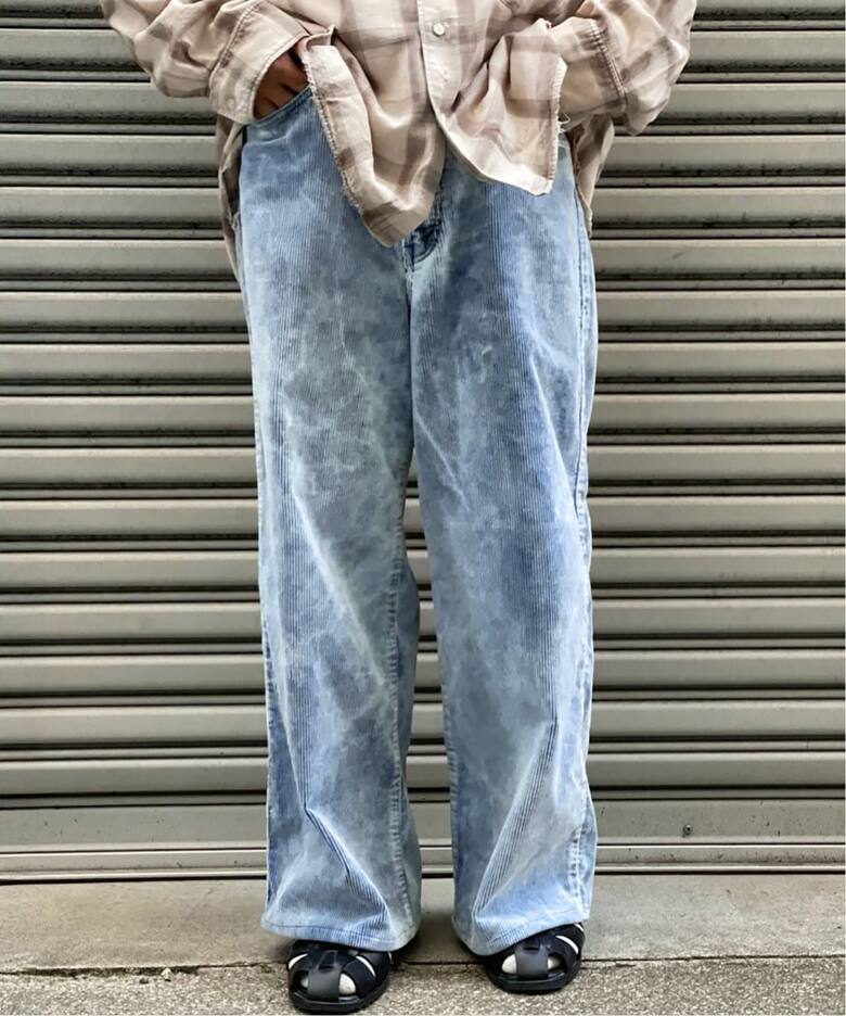 UNUSED / アンユーズド UW1151 CORDUROY BLEACHED WIDE PT（その他 