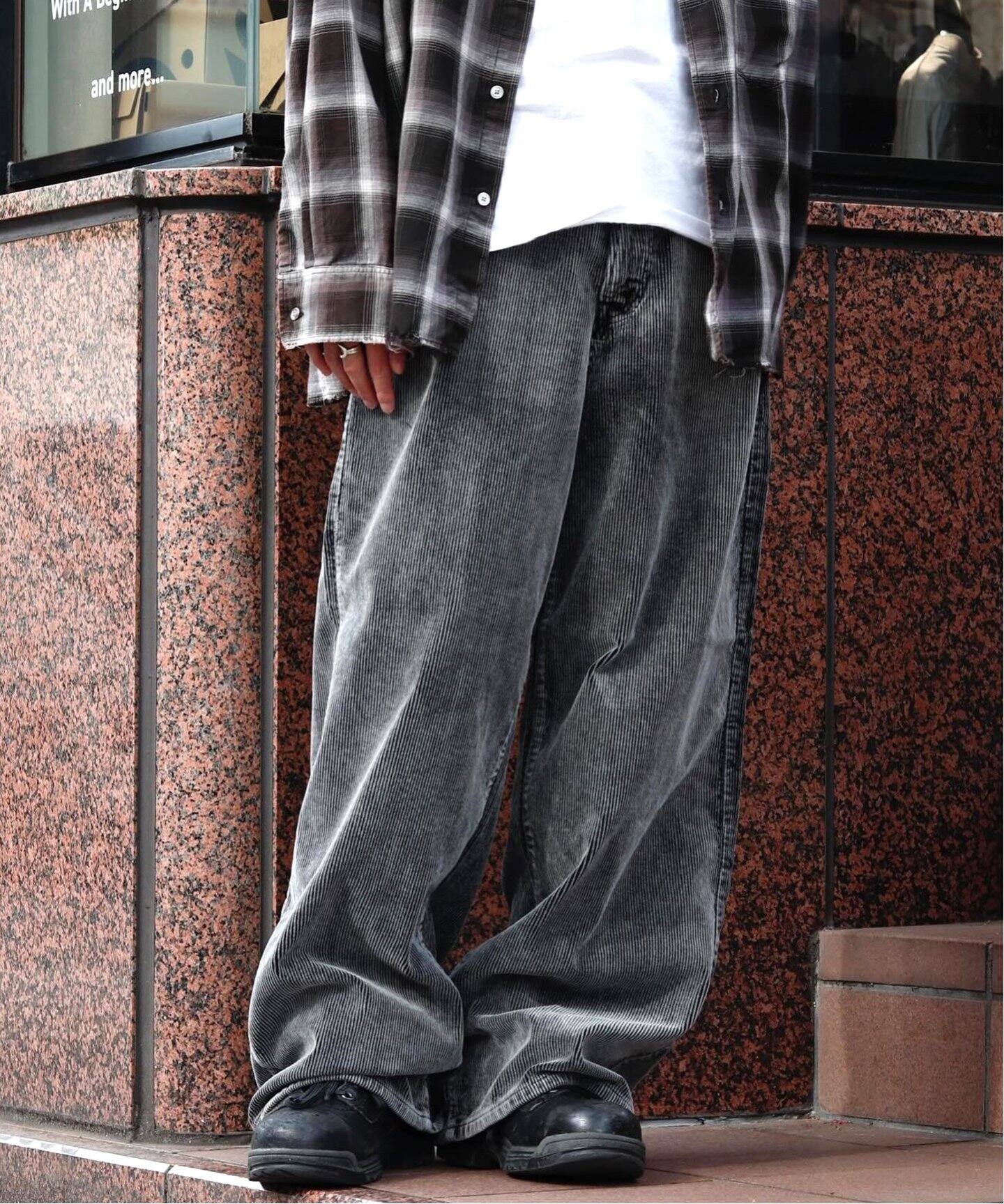UNUSED / アンユーズド UW1151 CORDUROY BLEACHED WIDE PT（その他 