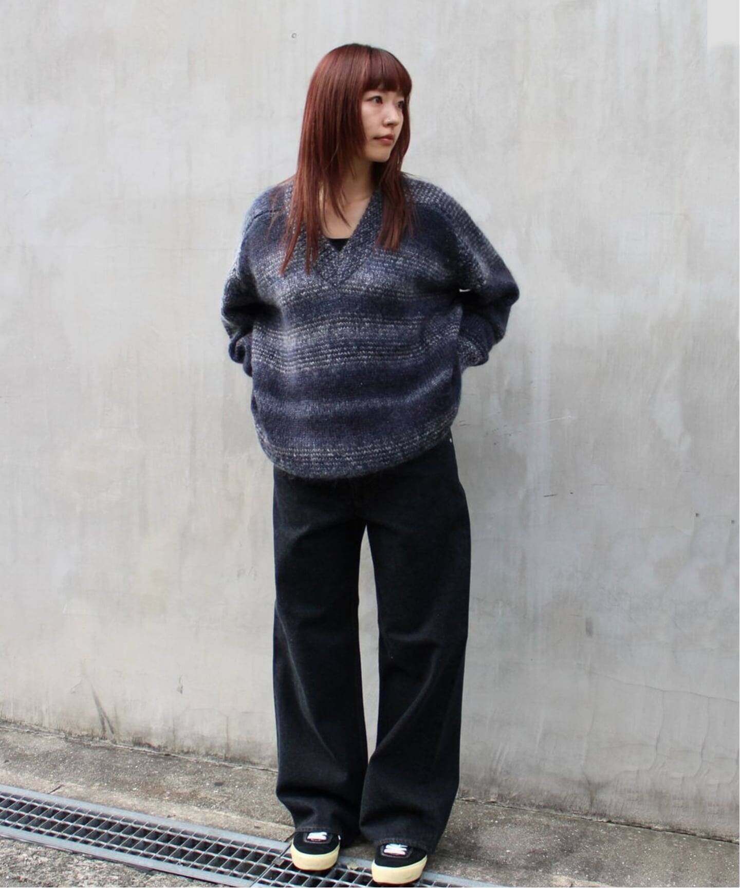 STABILIZER GNZ / スタビライザージーンズ baggy/chacoal black
