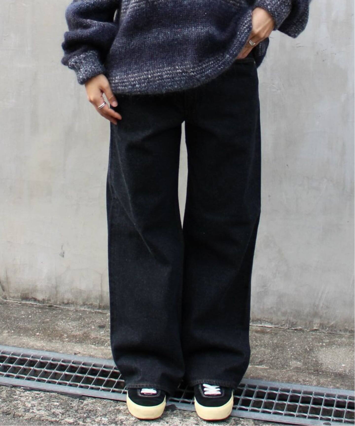 STABILIZER GNZ / スタビライザージーンズ baggy/chacoal black 