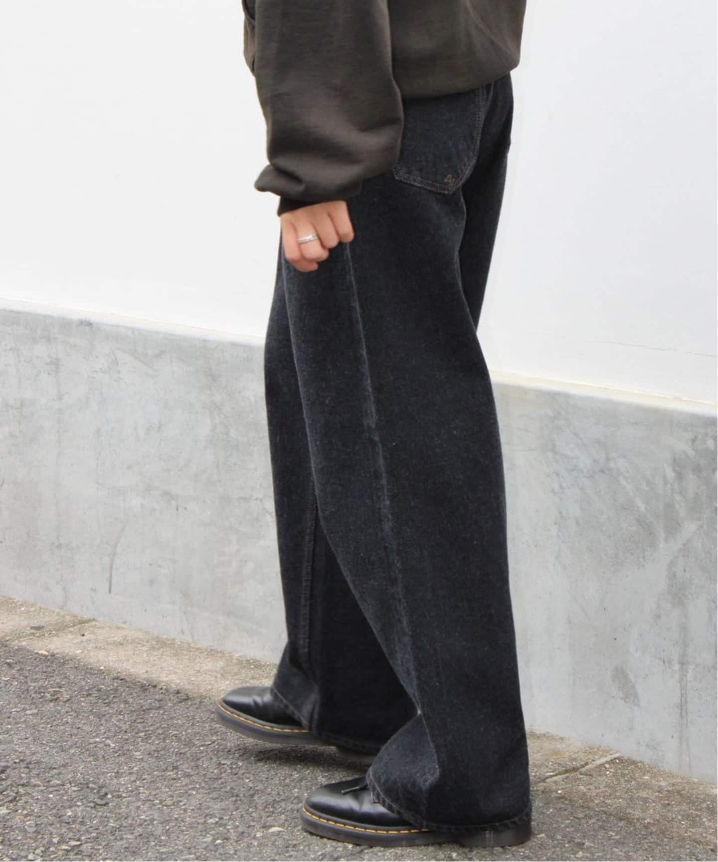 STABILIZER GNZ / スタビライザージーンズ waist overall/chacoal bla