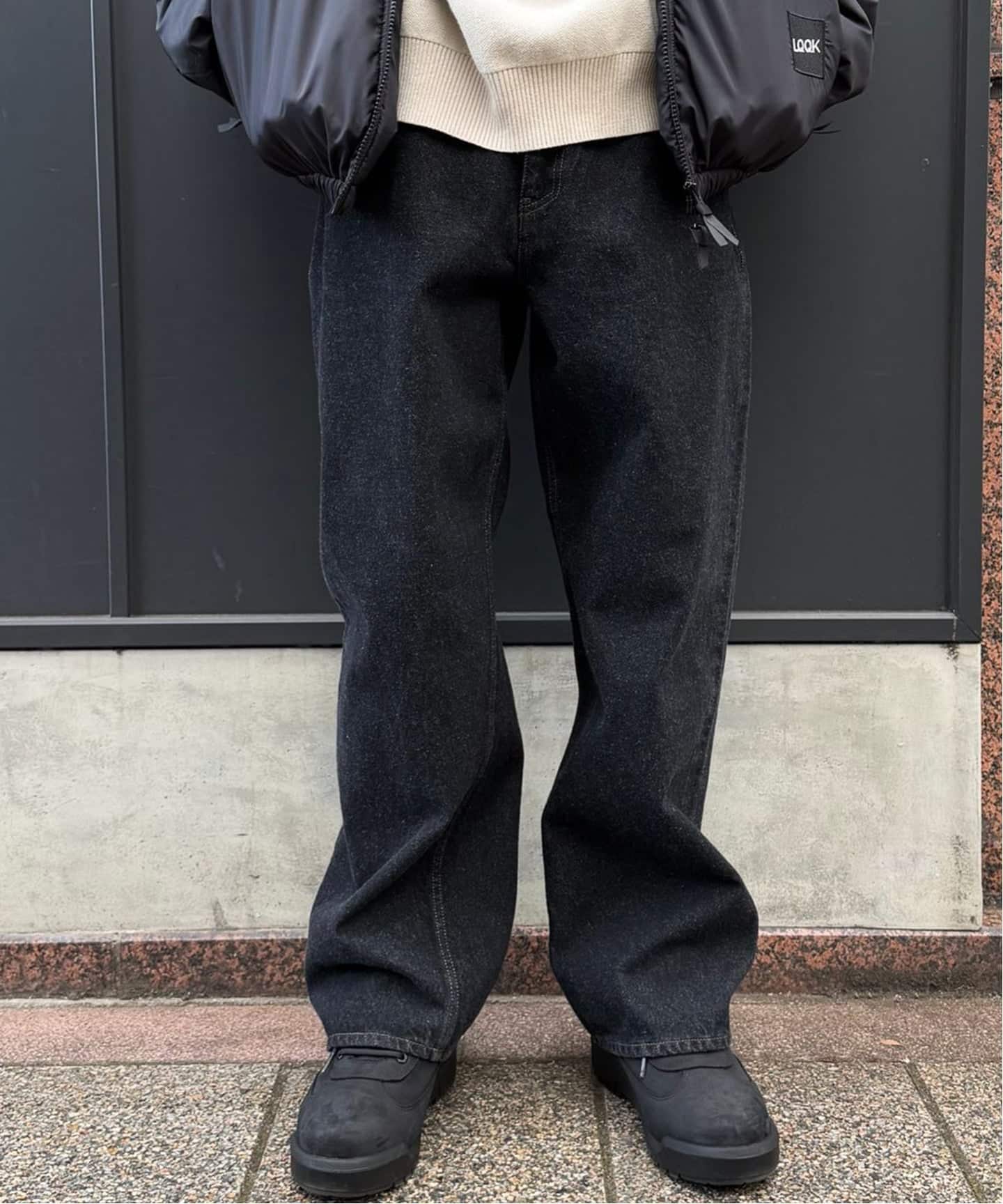 STABILIZER GNZ / スタビライザージーンズ waist overall/chacoal bla