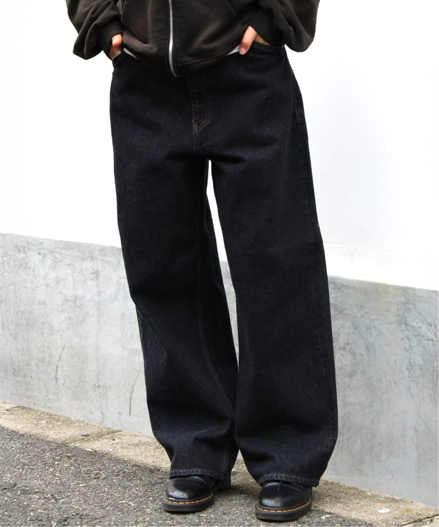 STABILIZER GNZ / スタビライザージーンズ waist overall/chacoal bla