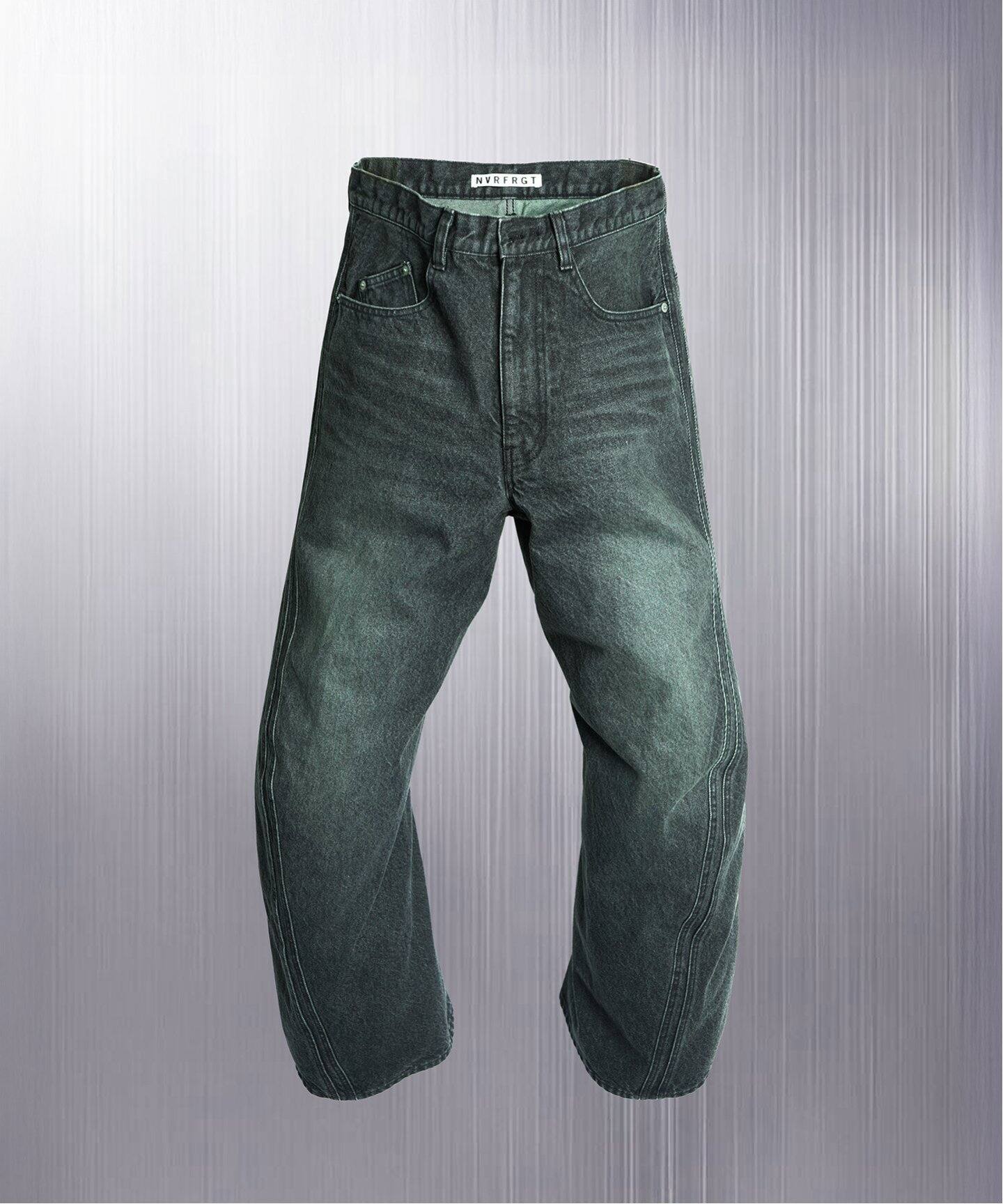 NVRFRGT × WISM別注 3D TWISTED WIDE LEG JEANS（デニムパンツ 