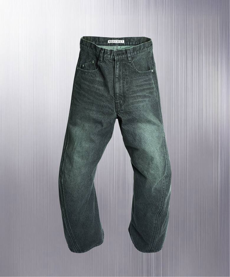 NVRFRGT × WISM別注 3D TWISTED WIDE LEG JEANS（デニムパンツ 