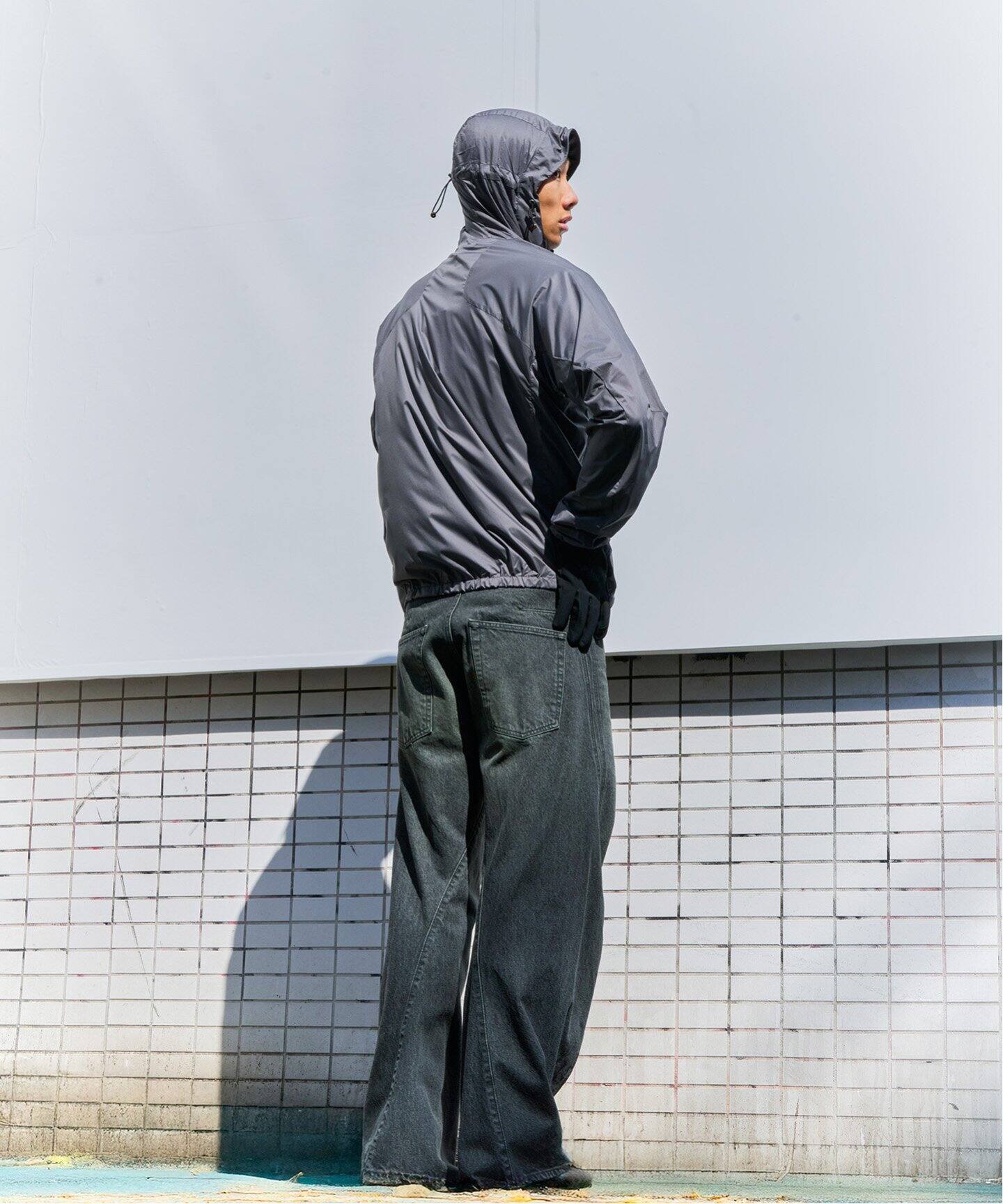 NVRFRGT × WISM別注 3D TWISTED WIDE LEG JEANS（デニムパンツ 