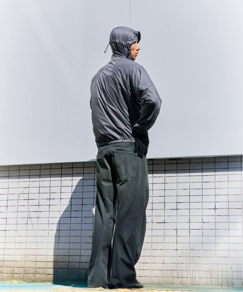 NVRFRGT × WISM別注 3D TWISTED WIDE LEG JEANS（デニムパンツ 