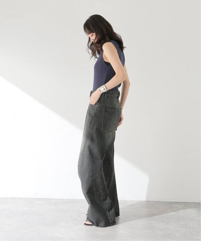 NVRFRGT × WISM別注 3D TWISTED WIDE LEG JEANS（デニムパンツ 