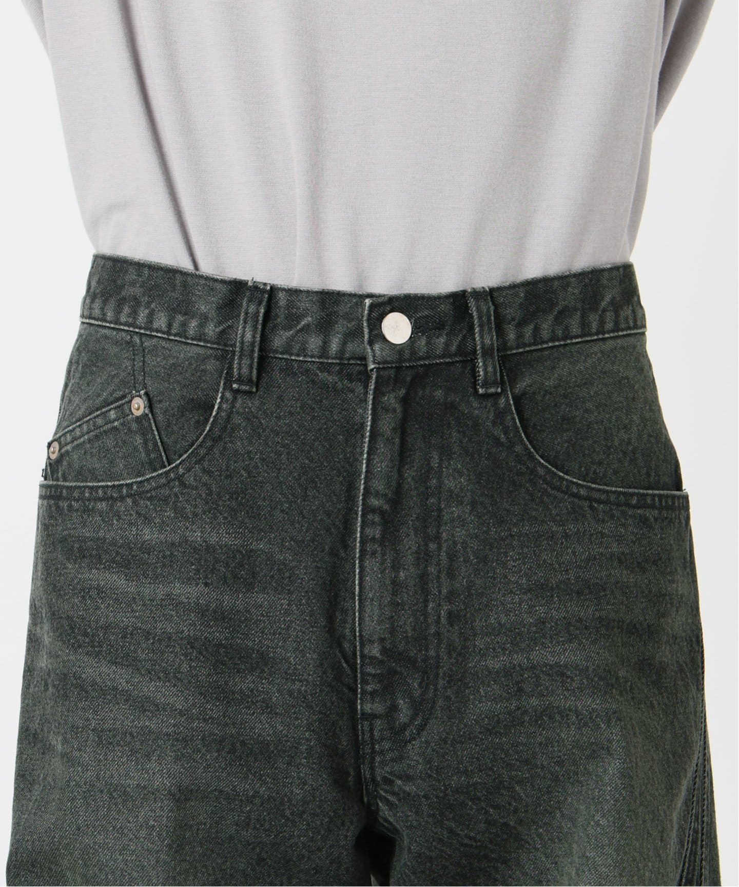 NVRFRGT × WISM別注 3D TWISTED WIDE LEG JEANS（デニムパンツ