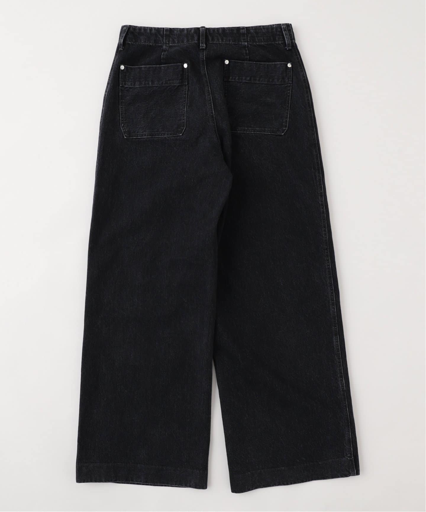 TANAKA / タナカ WORK JEAN TROUSERS BLACK ST-48- BK（デニム