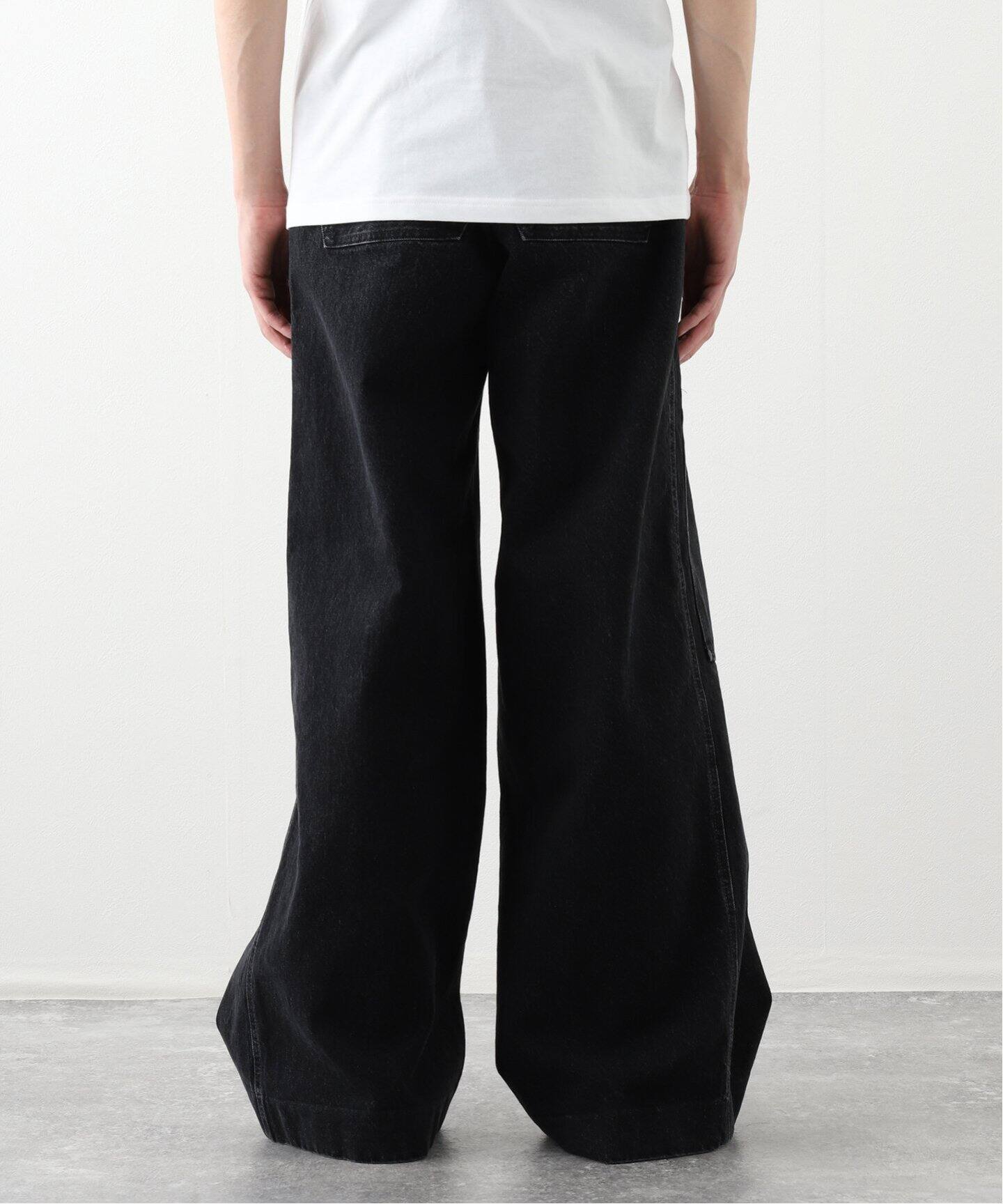 TANAKA WORK JEAN TROUSERS BLACK ST-48- BK（デニムパンツ