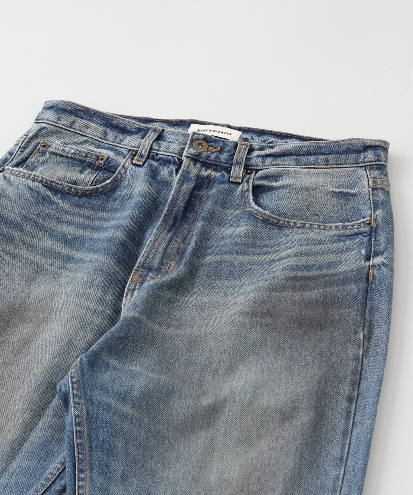 BARE KNUCKLES / ベアナックルズ Serge Loose Bootcut Jeans（デニム