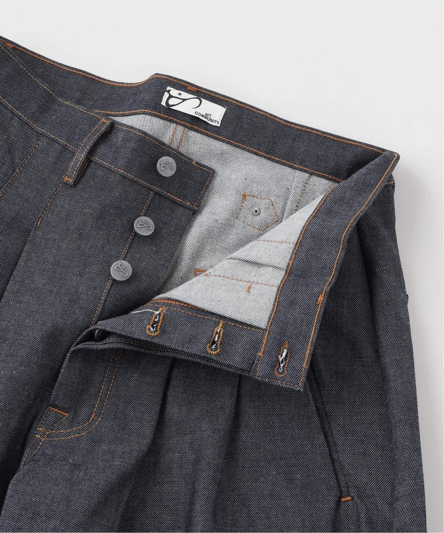 art COMMUNITY / アートコミュニティ Triptych Japanese Denim Pt