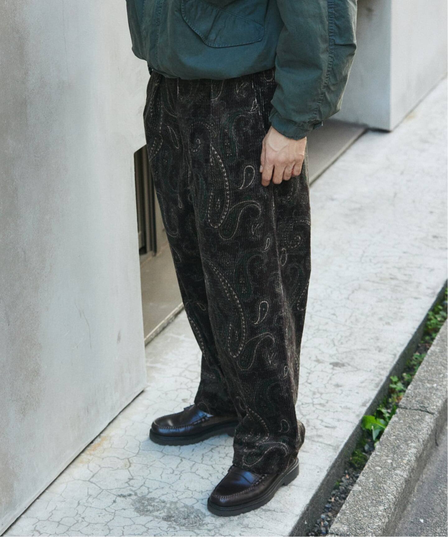コーデュロイ プリント オーバー パンツ（その他パンツ）｜JOURNAL
