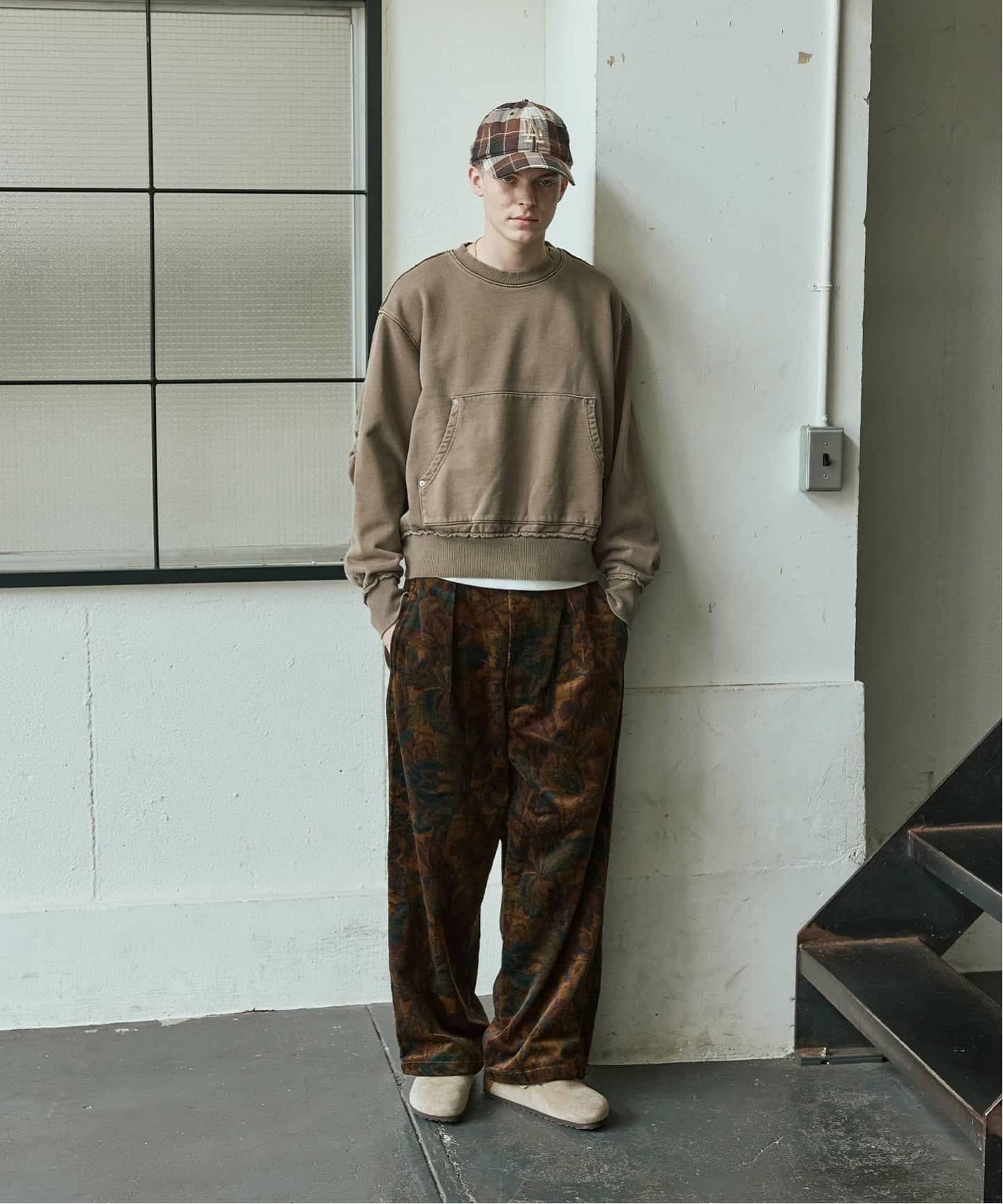 コーデュロイプリント オーバー パンツ（その他パンツ