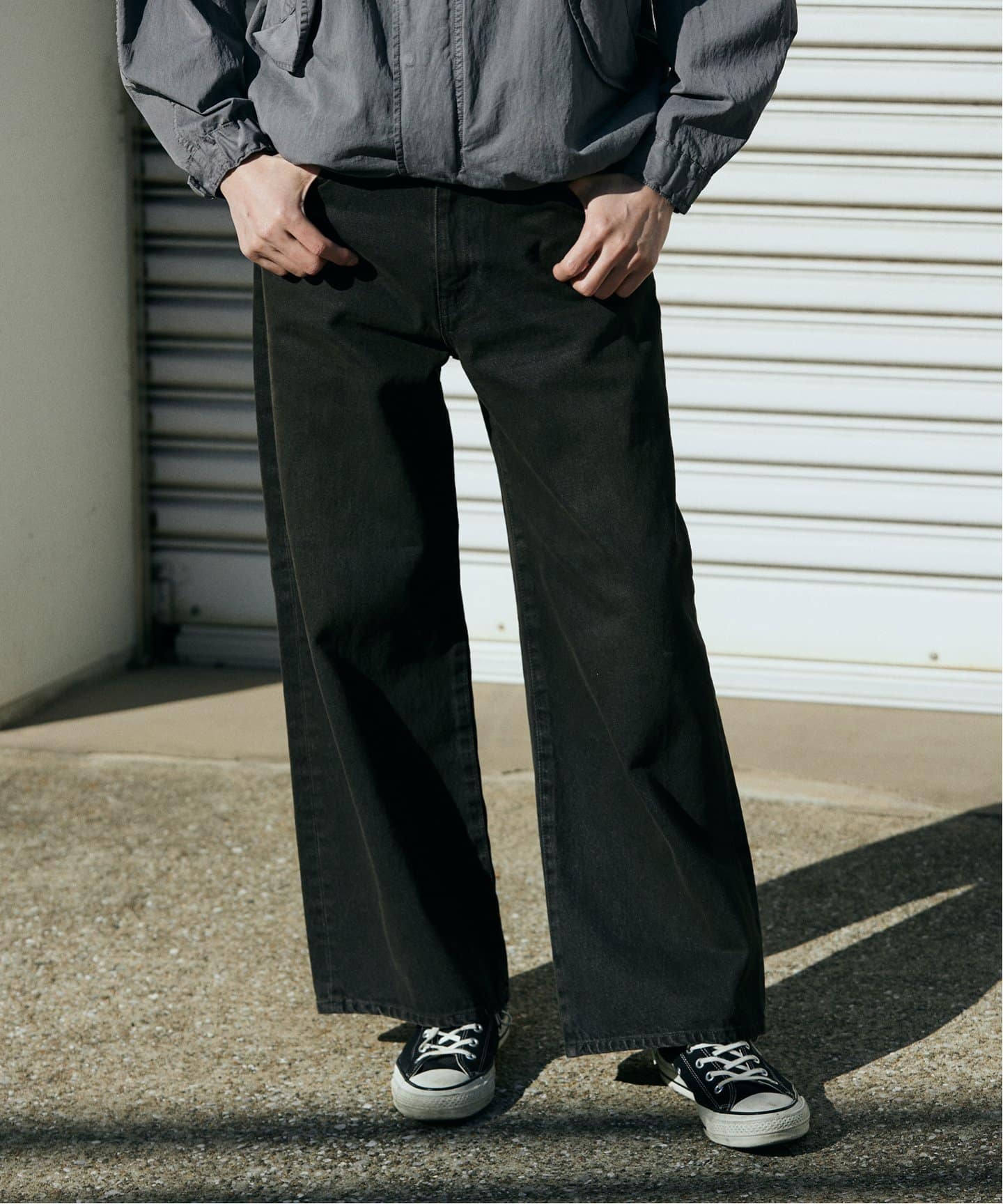 追加》デニムキャノン 5ポケット フェードダイ（デニムパンツ