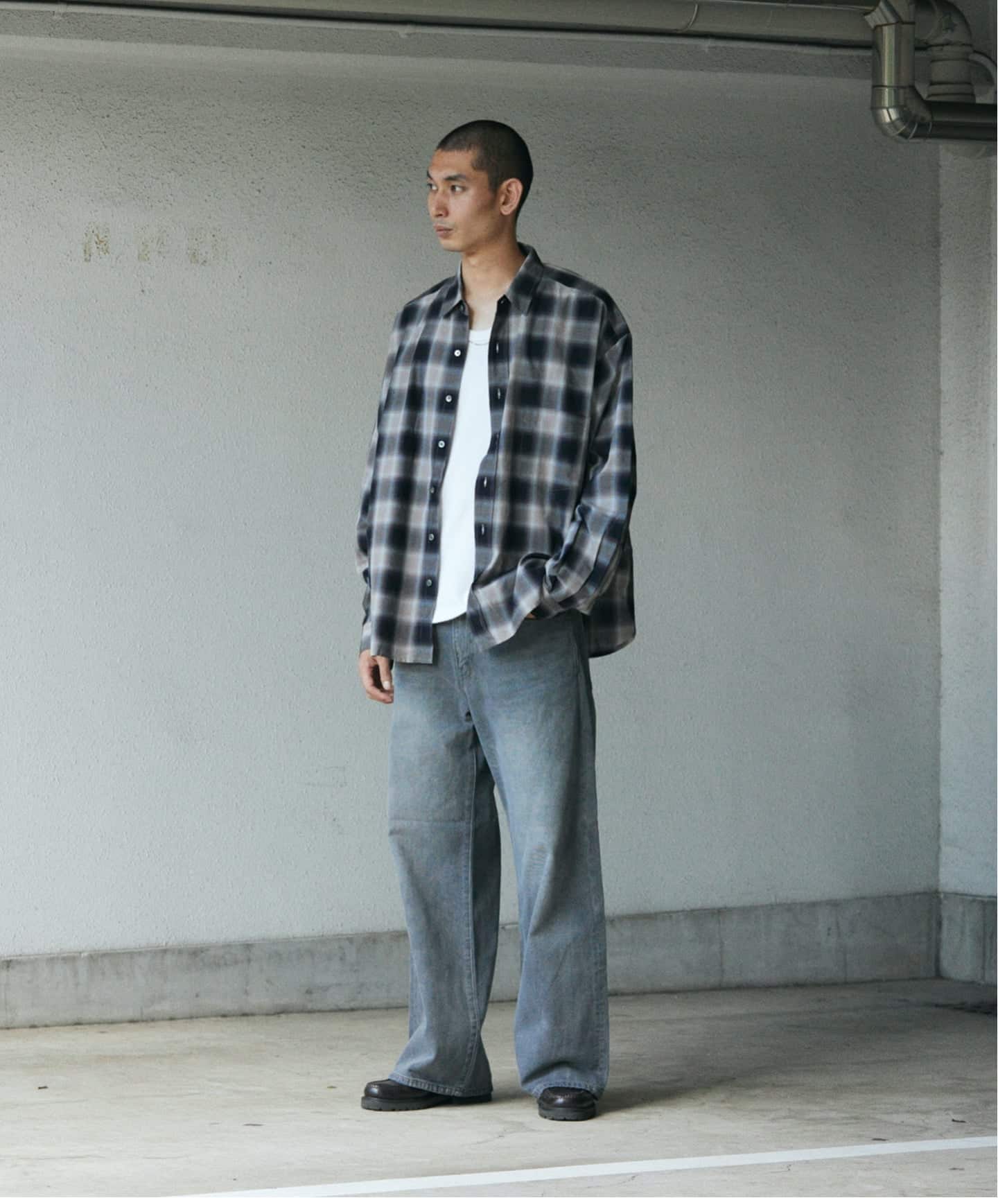 デニム キャノン 5ポケット フェード グレー（デニムパンツ・ジーンズ