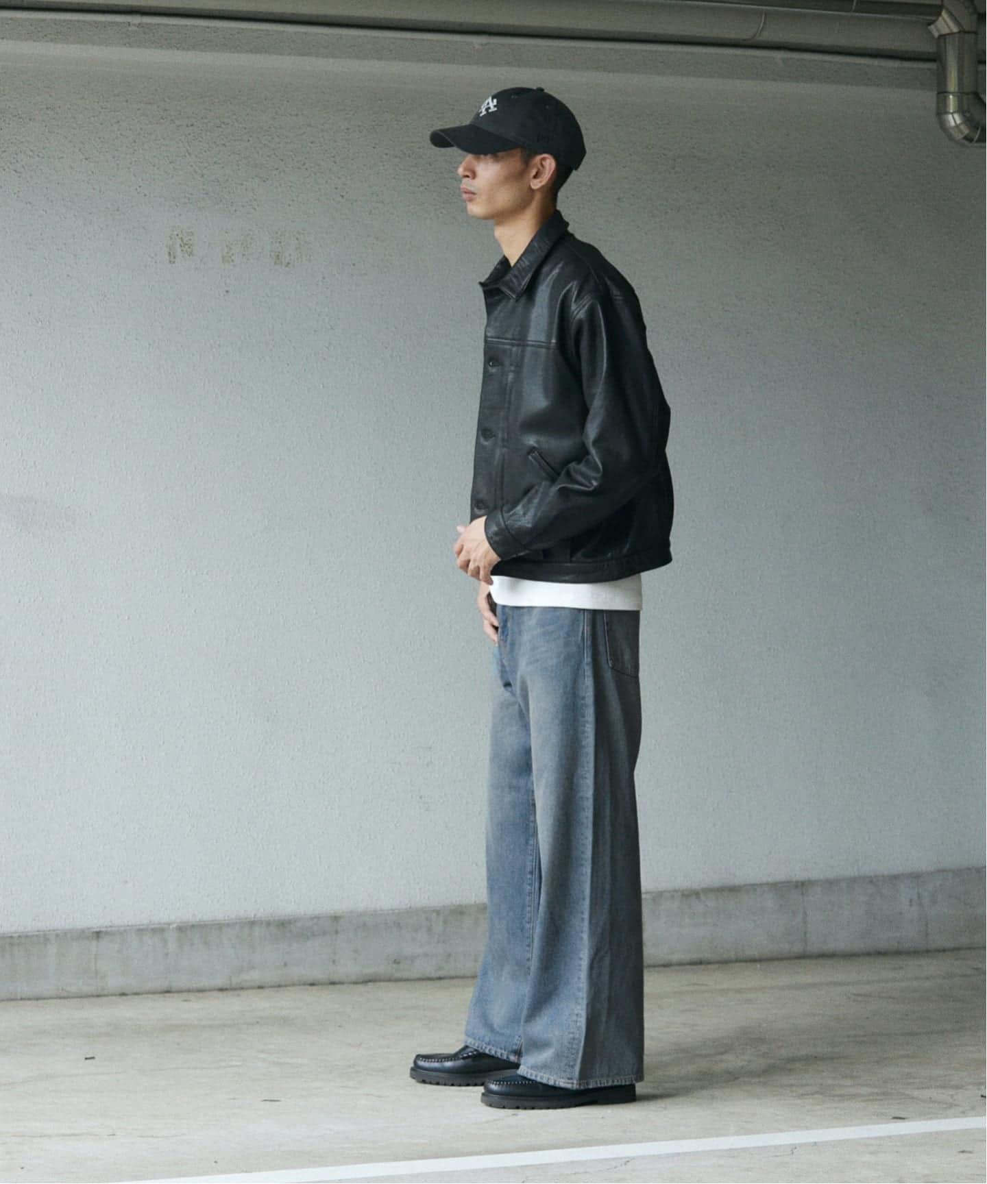 デニム キャノン 5ポケット フェード グレー（デニムパンツ・ジーンズ