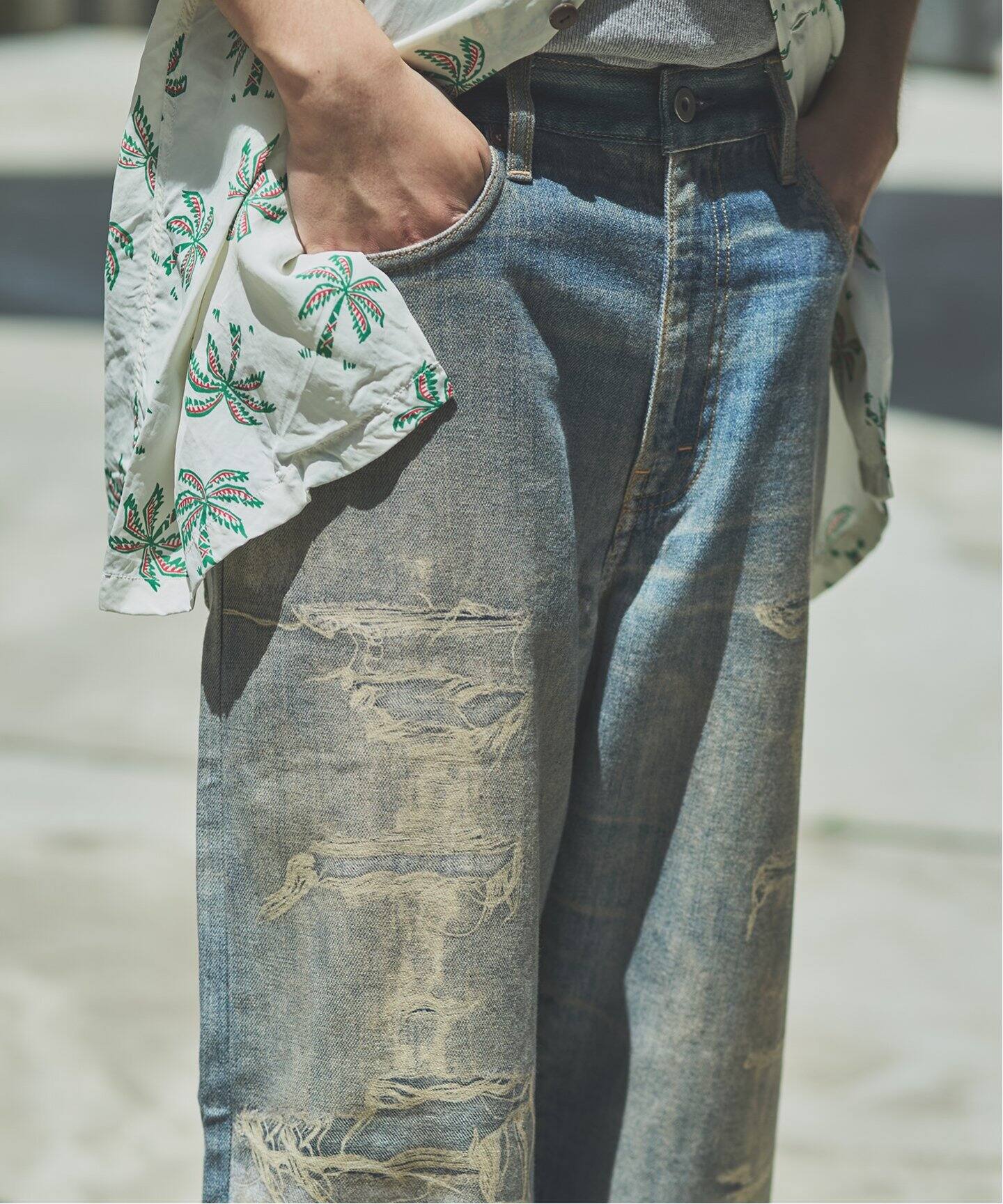 トランスファー デニム キャノン 5 ポケット パンツ（デニムパンツ