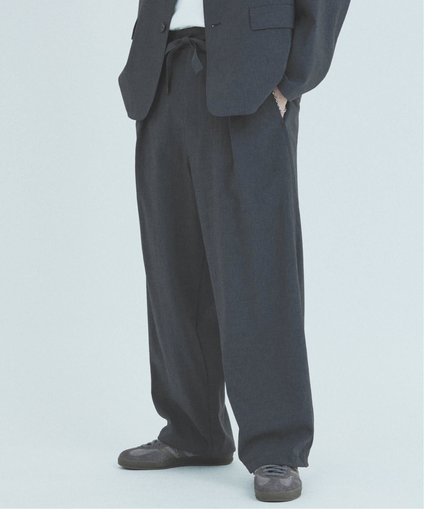 ”吸水速乾 / 接触冷感” EVALET シャドーチェック オーバーパンツ JOURNAL STANDARD（ジャーナルスタンダード）の「”吸水速乾