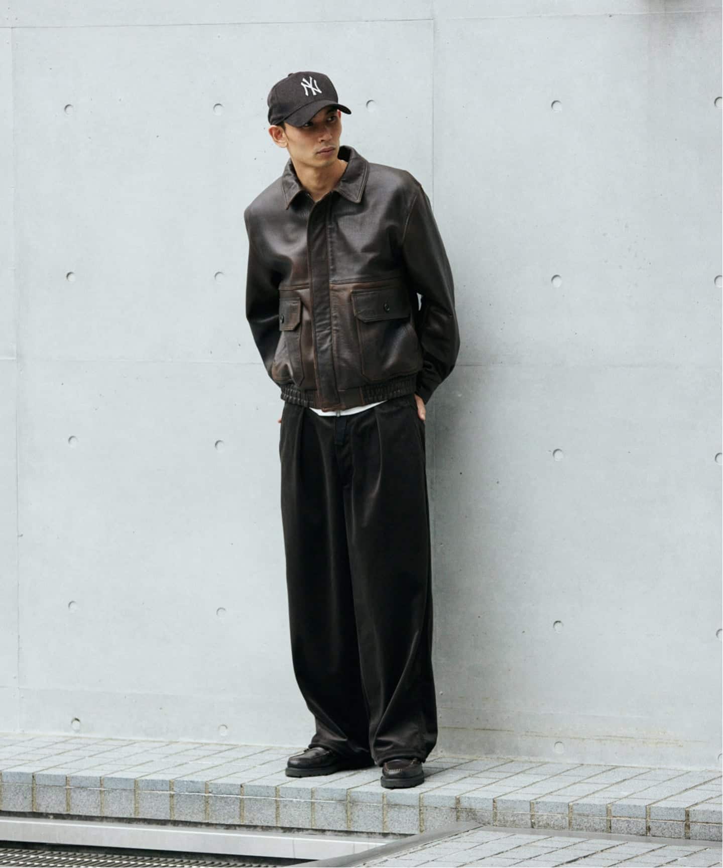 トリコット ベロア フェード オーバー パンツ（その他パンツ