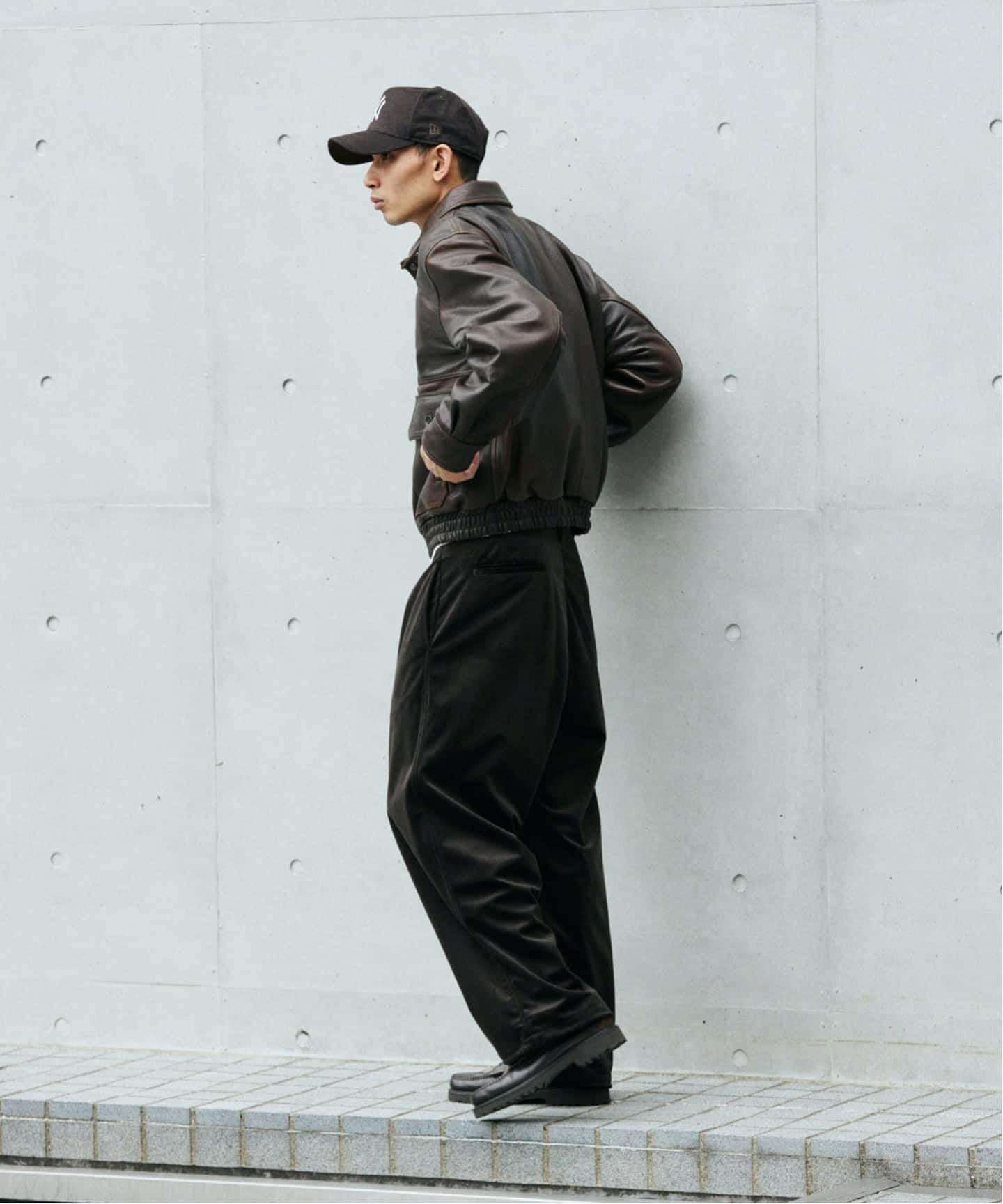 トリコット ベロア フェード オーバー パンツ（その他パンツ