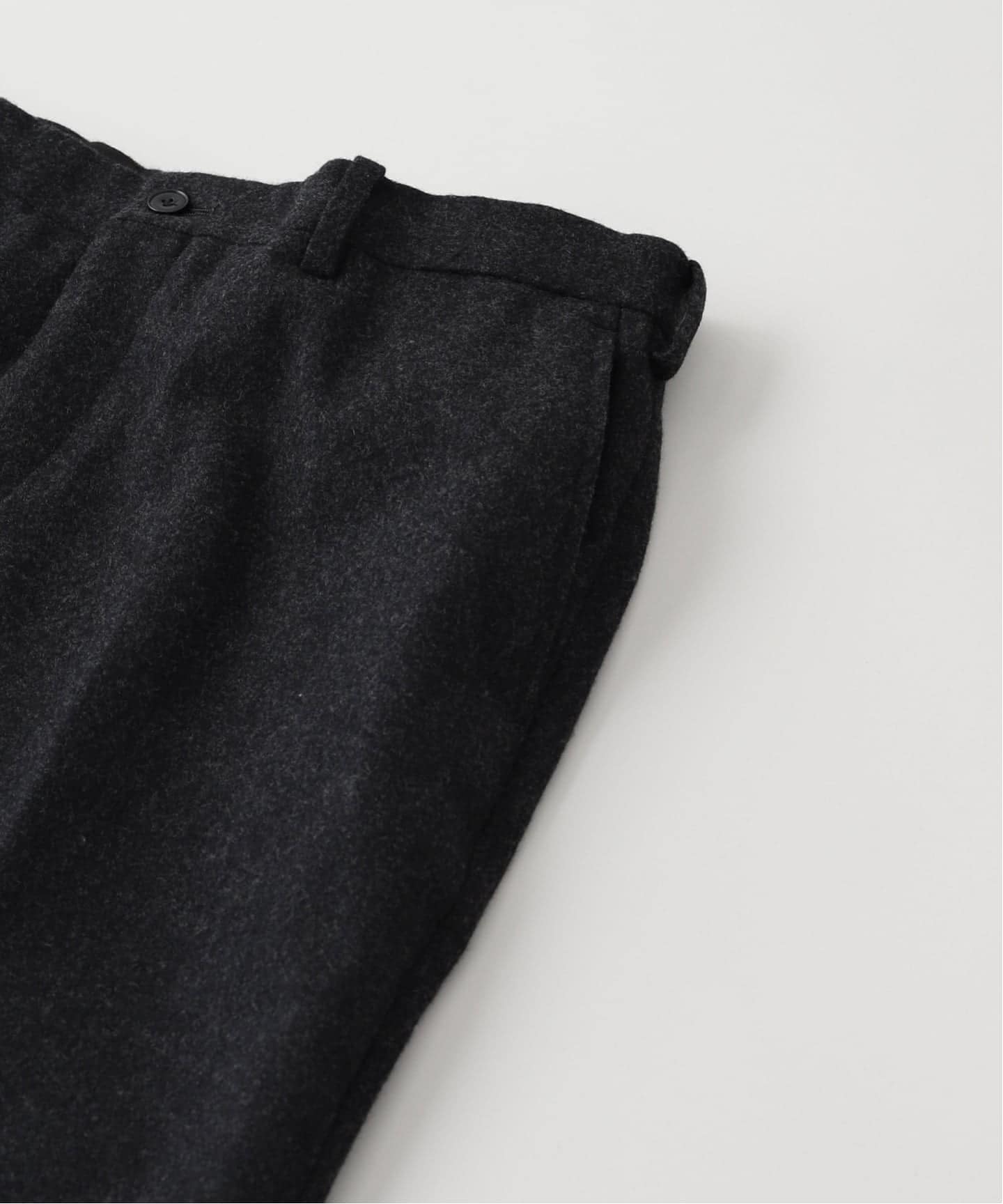 TRISECT2 / フランネル ヘム ワイド トラウザー パンツ(スラックス TRISECT2 / フランネル ヘム ワイド トラウザー パンツ(スラックス