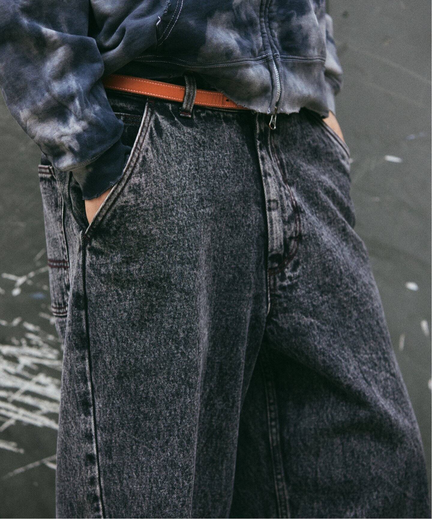 ファット ボーイ ダイ加工 デニム パンツ（デニムパンツ・ジーンズ