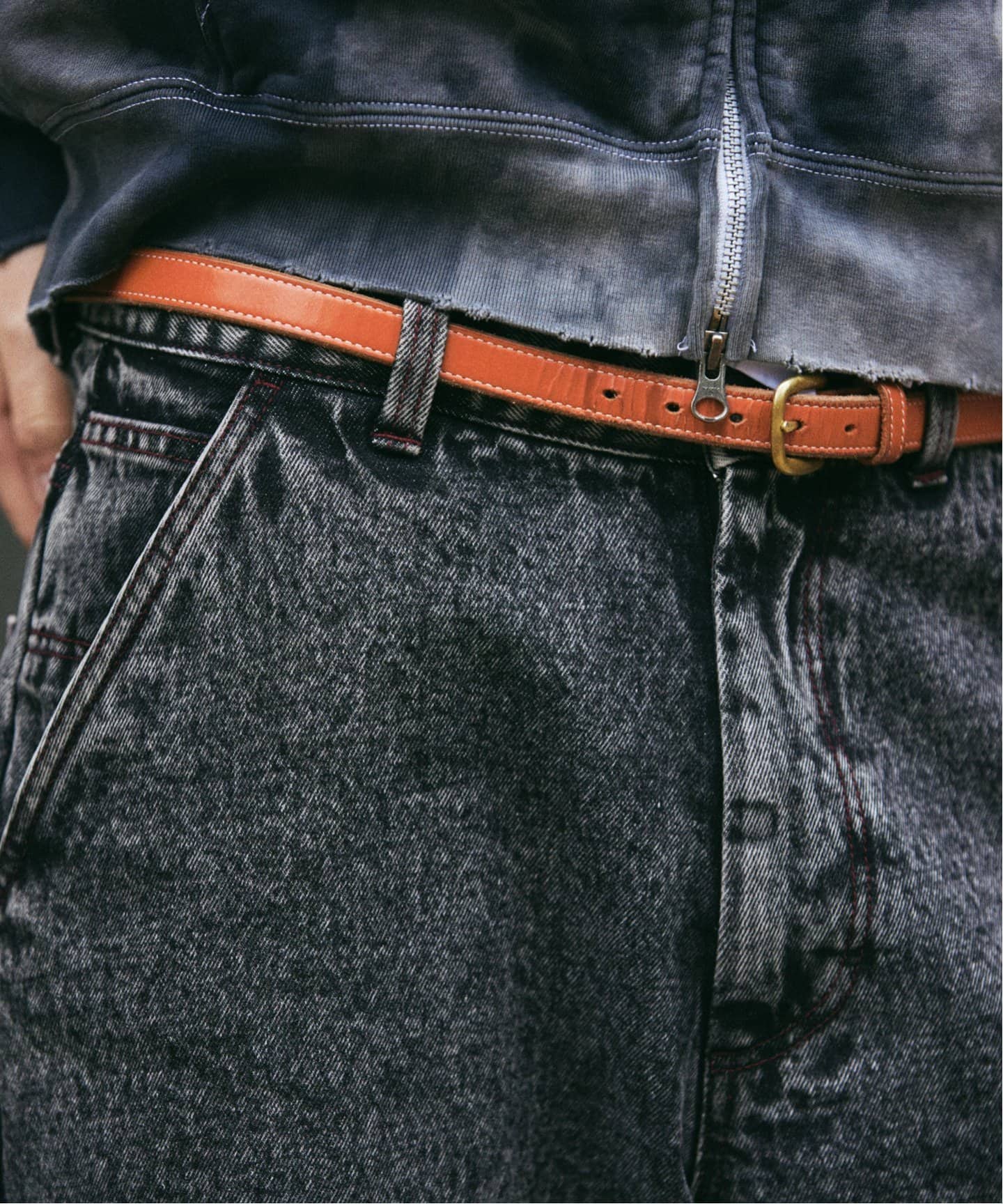 ファット ボーイ ダイ加工 デニム パンツ（デニムパンツ・ジーンズ