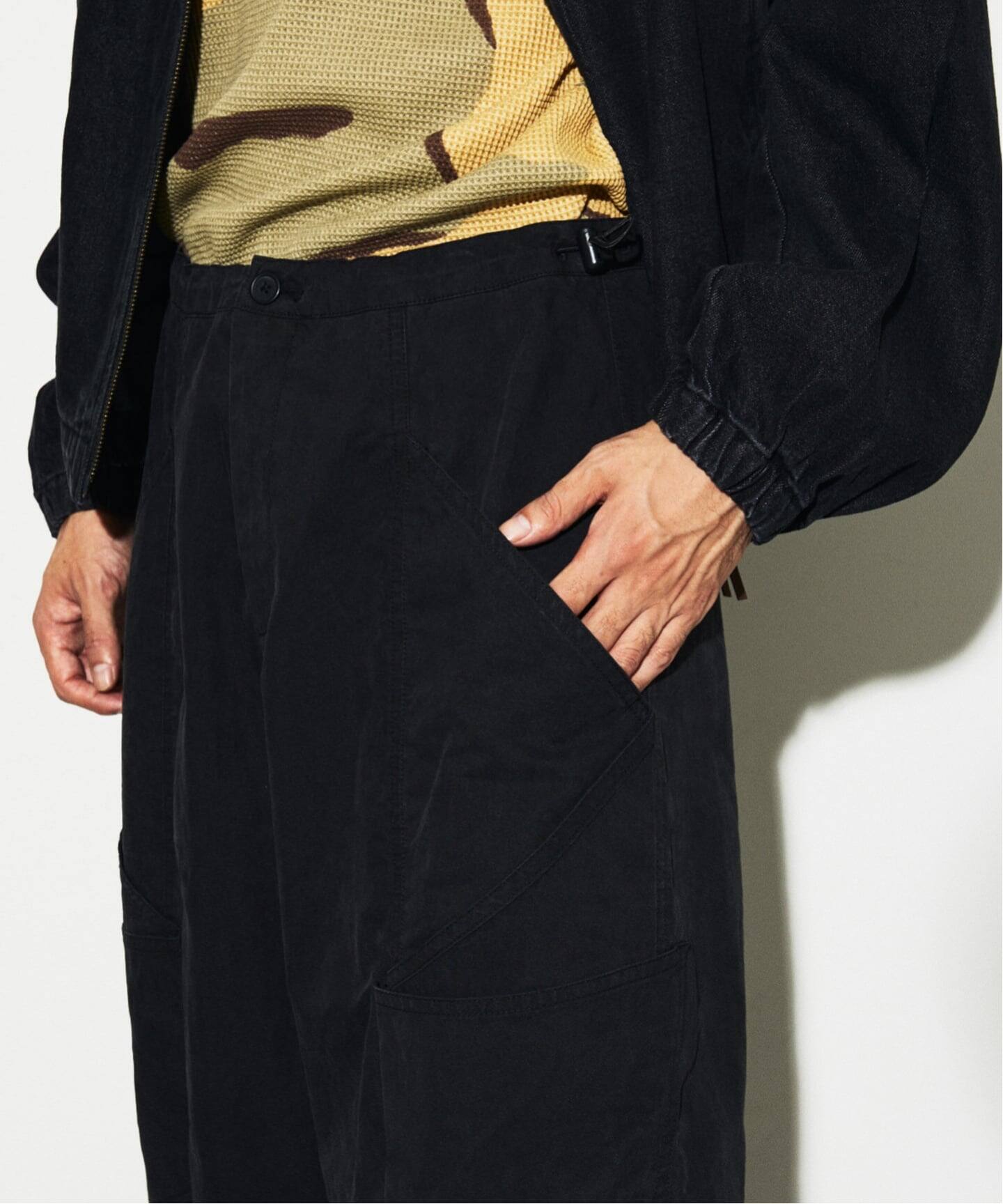 JOURNAL STANDARD エア フォーム カーゴ パンツ Mブラック JOURNAL STANDARD（ジャーナルスタンダード） カーゴパンツ エアー