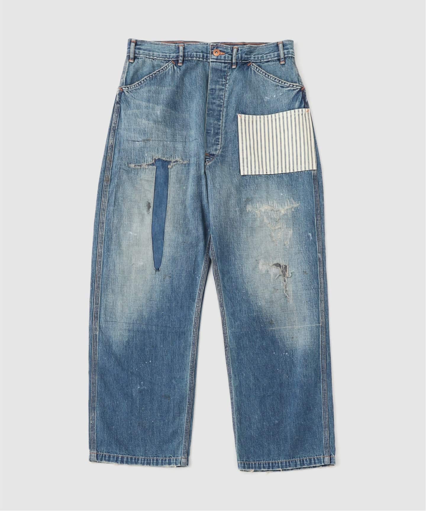 BOWWOW / バウワウ LAPD PRISONER DENIM PT AGING