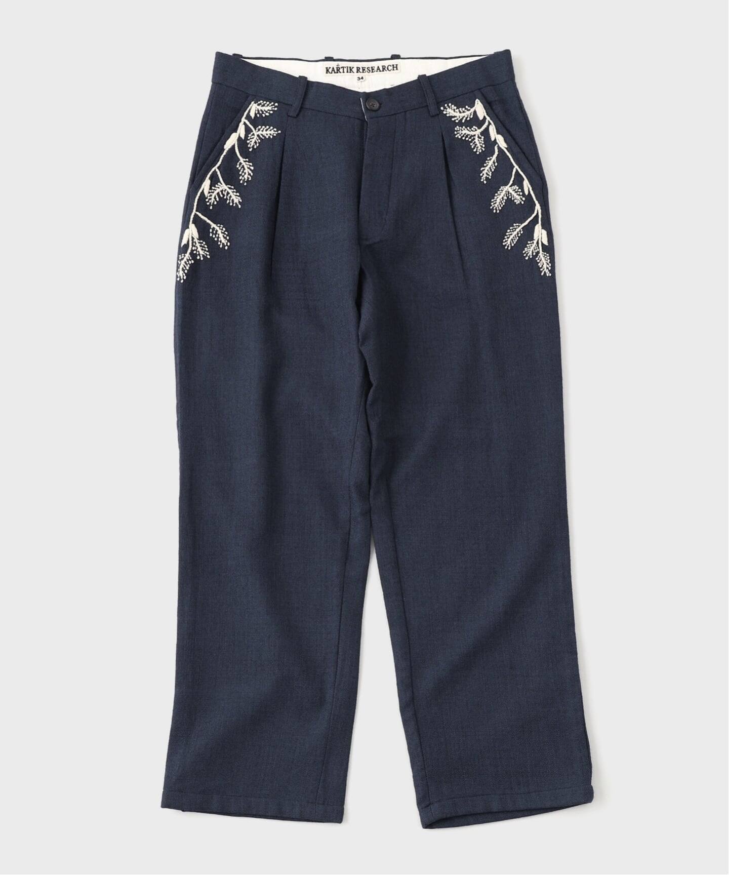 KARTIK RESEARCH / カルティック リサーチ Pleated Trouser
