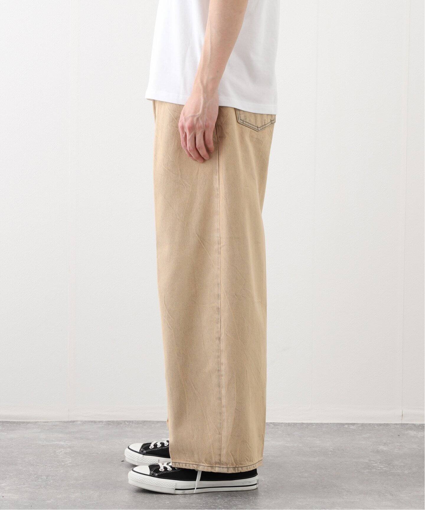 HAIKURE / ハイクル BETHANY ASIAN FIT OVERDYED CAMEL（デニム