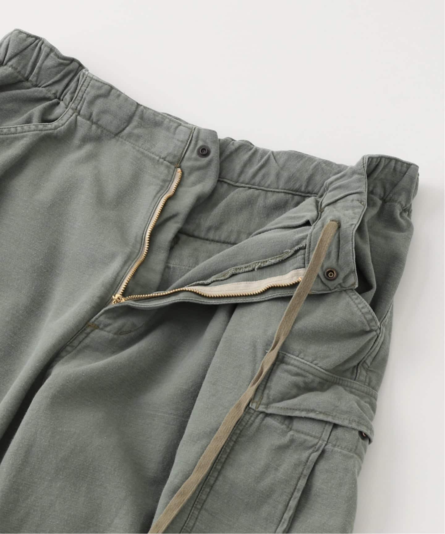GOLD / ゴールド LIGHT BACKSATIN EASY CARGO PANTS（カーゴパンツ