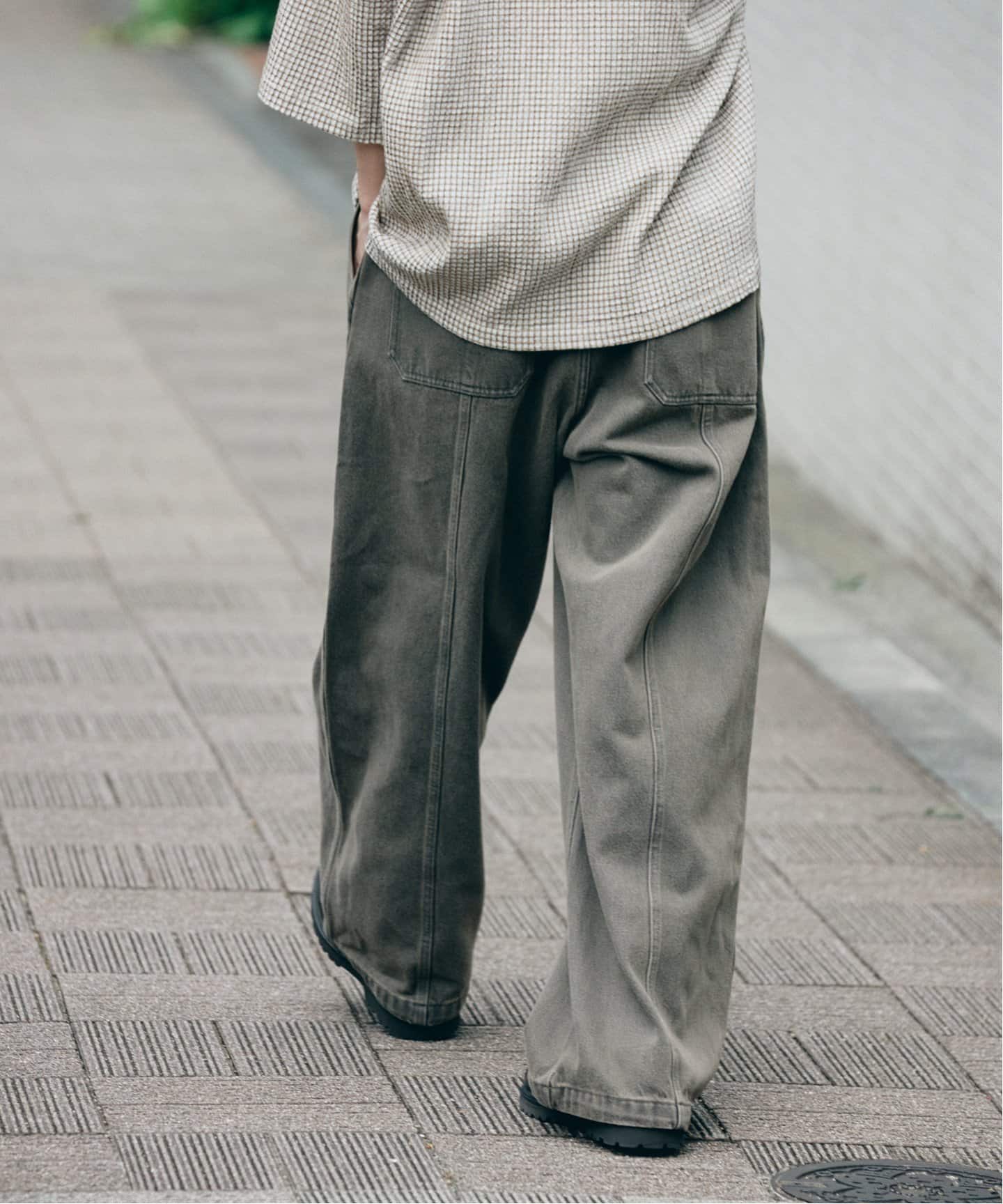 DICKIES / ディッキーズ ヴァーティカルカット デニム js別注 DICKIES / ディッキーズ ヴァーティカルカット デニムパンツ（デニム